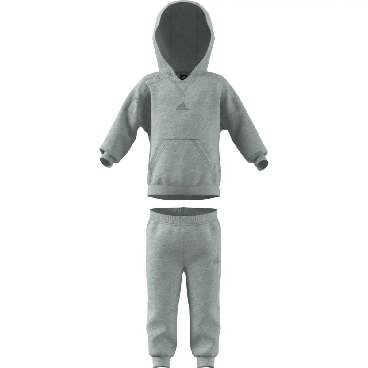 Fleece-Trainingsanzug Kind adidas