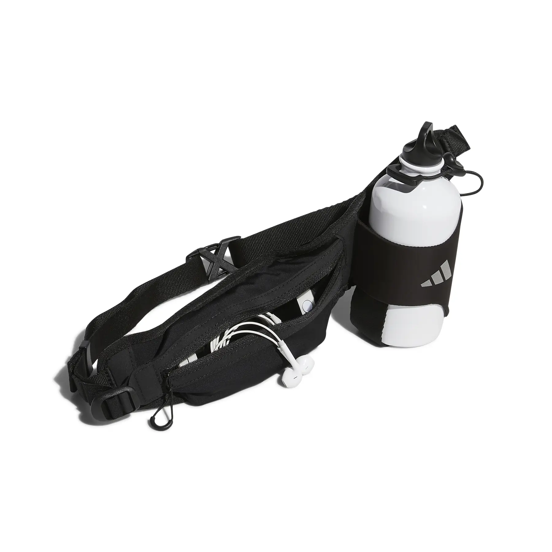 Adidas Sacoche banane de bouteille , Noir, Taille TU