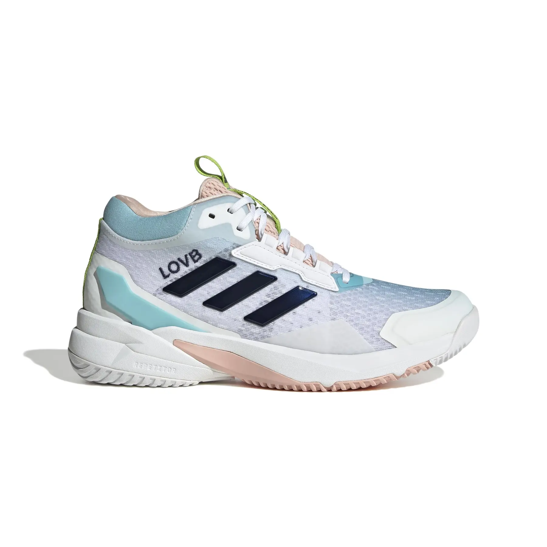 Adidas Femme Chaussures indoor Crazyflight 6 mid, Blanc, Taille 36