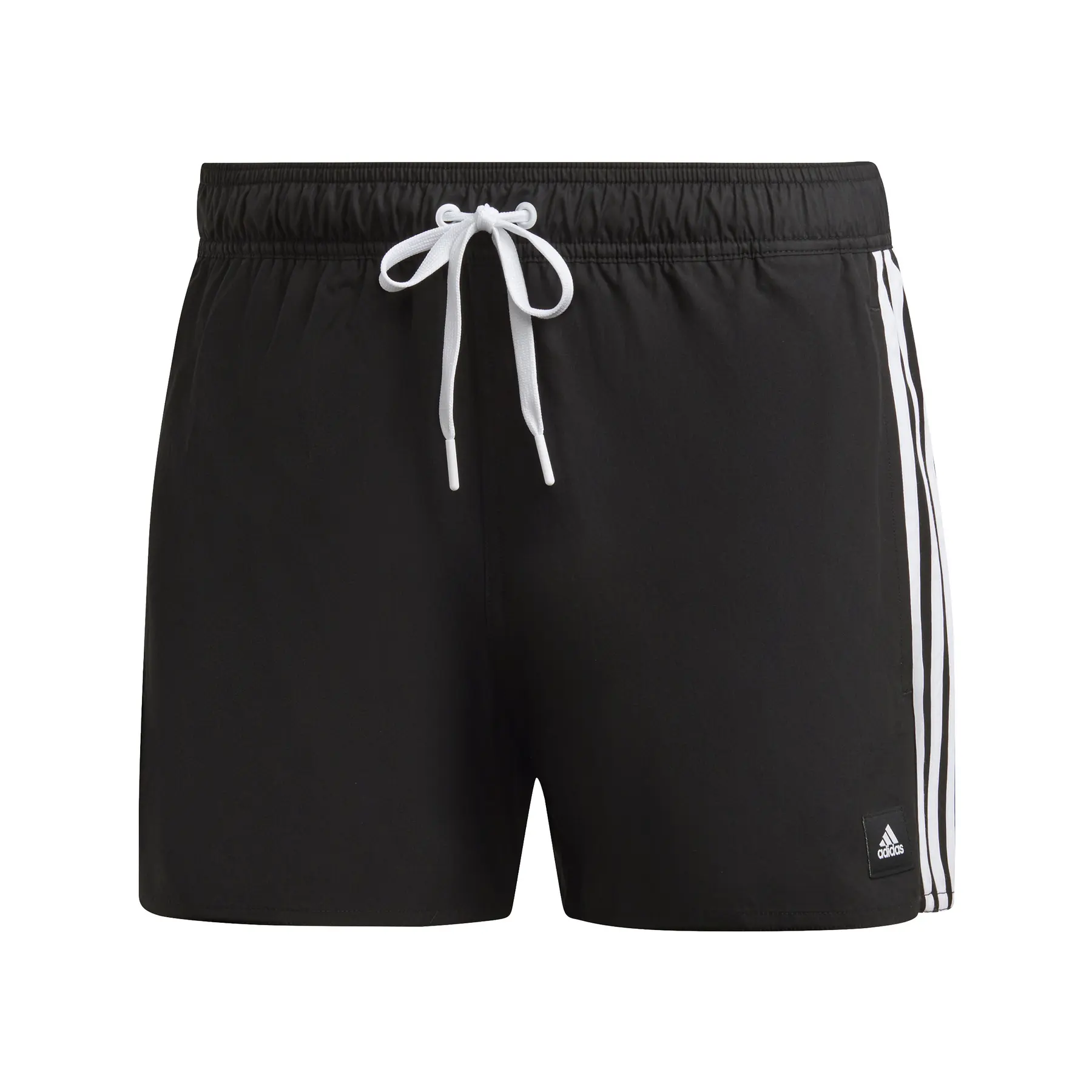 4066752895574 - adidas Swim - Badeshorts in Schwarz und Weiß mit den 3 Streifen