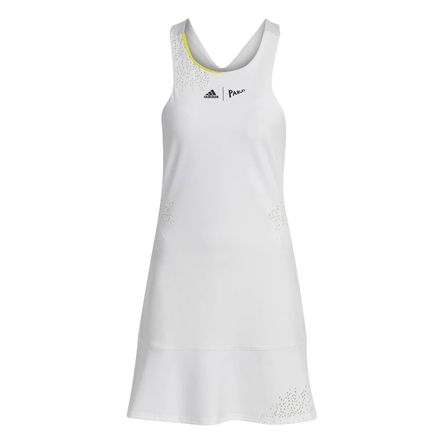 Adidas Femme Robe pour tennis London, Blanc, Taille L