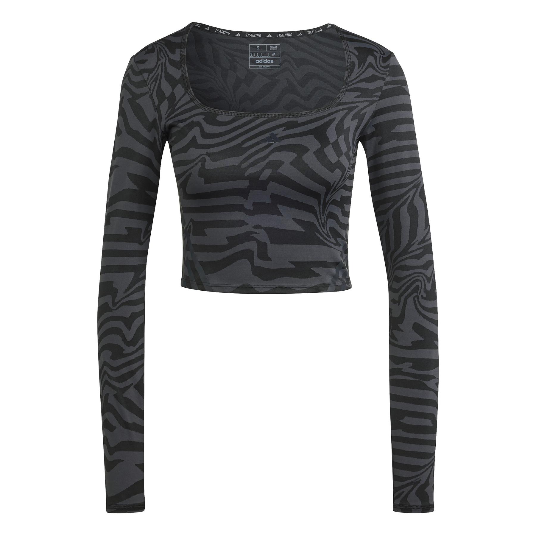 Maglia donna a maniche lunghe adidas Train Icons