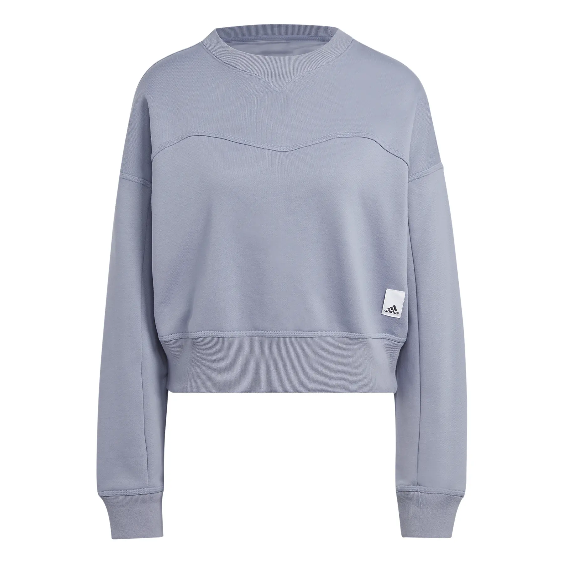 Adidas Femme Sweatshirt Lounge, Gris, Taille L
