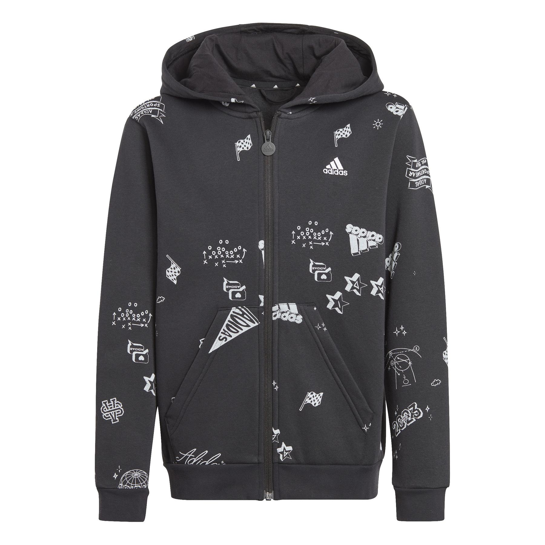4066762193318 - Kapuzenjacke Kind adidas Brand Love Allover Print