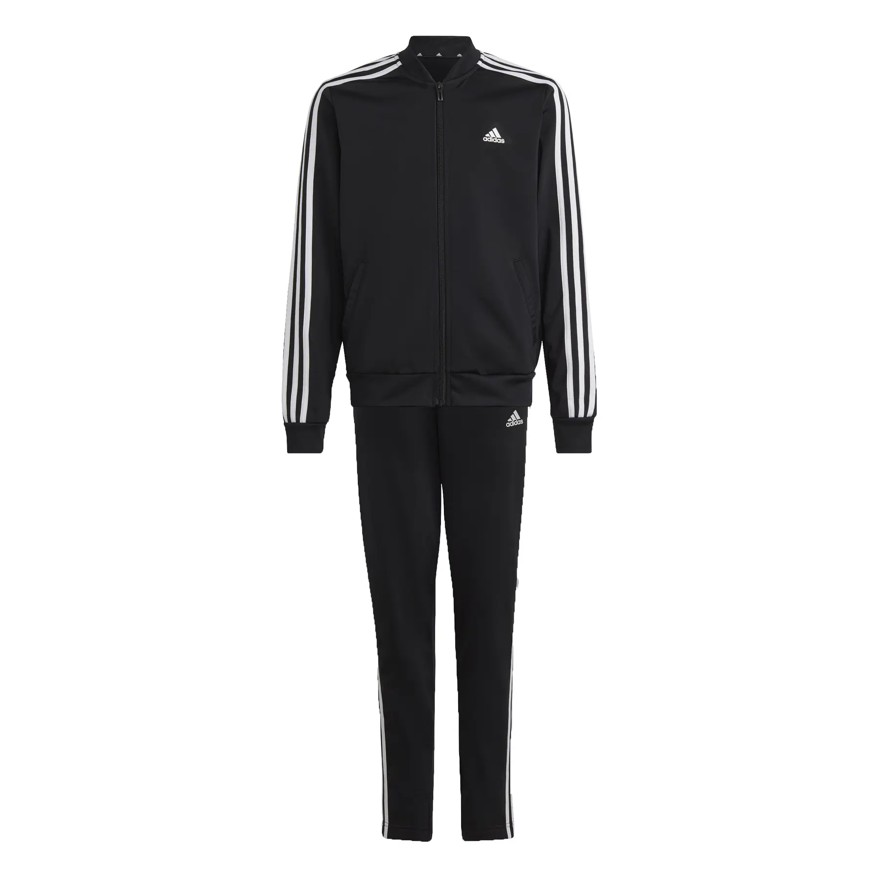 Mädchen-Trainingsanzug adidas 3-Stripes Essentials