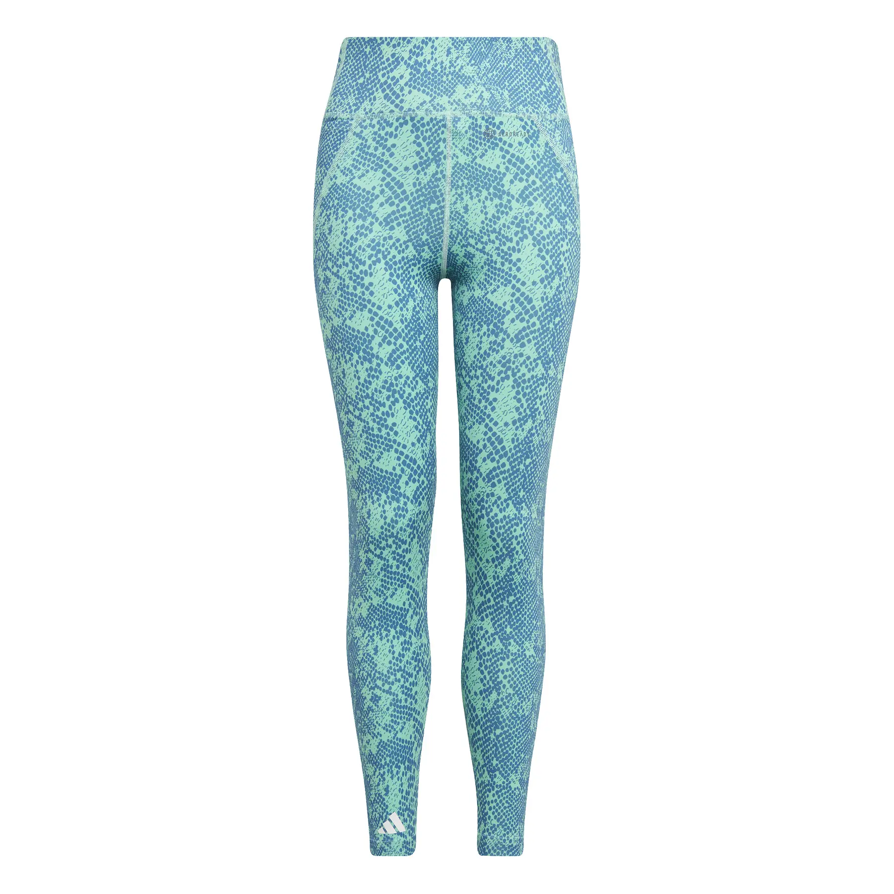 Legging 7/8 hoch mit Tierprint, Mädchen adidas Aeroready Optime