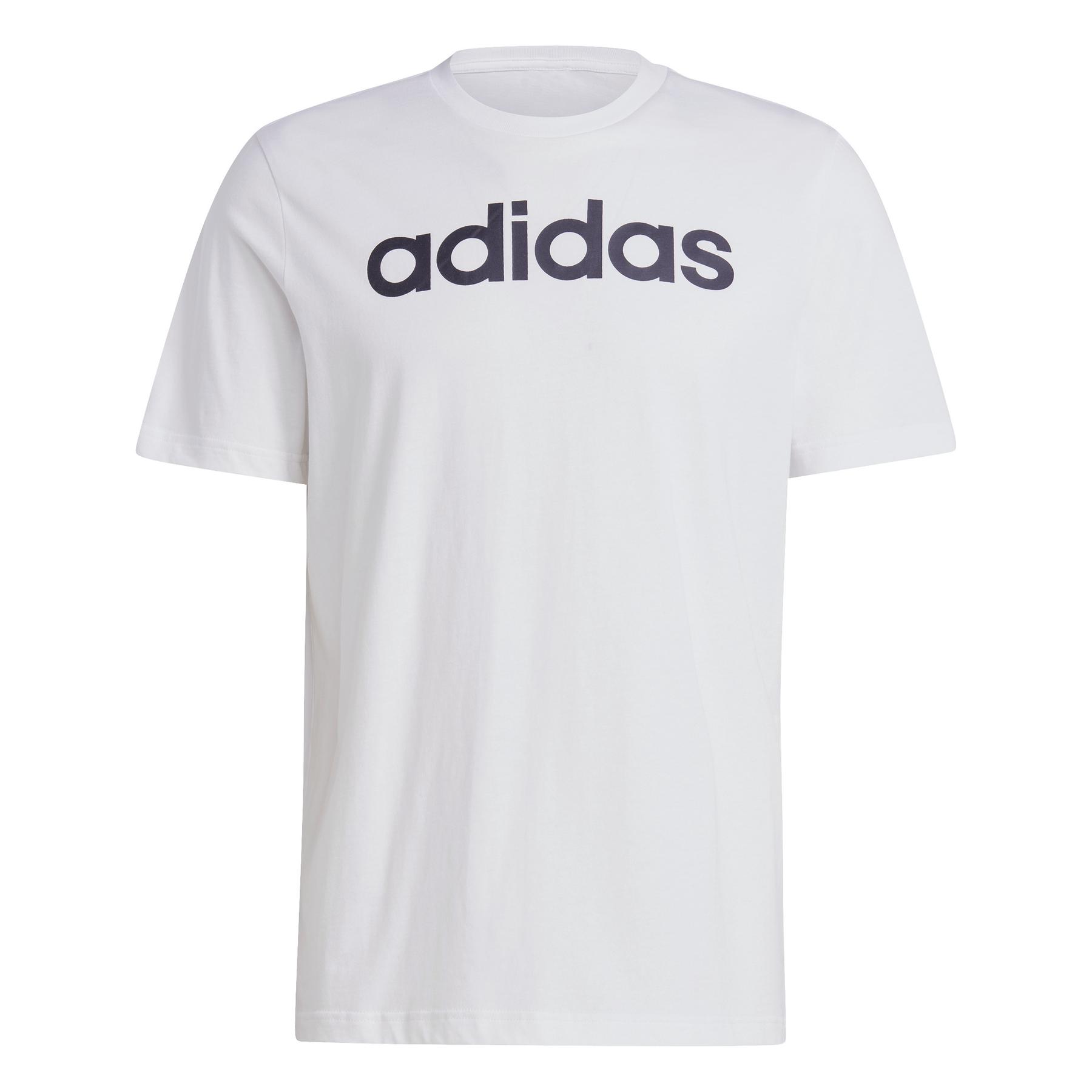 Lineair geborduurd logo t-shirt single jersey adidas Essentials