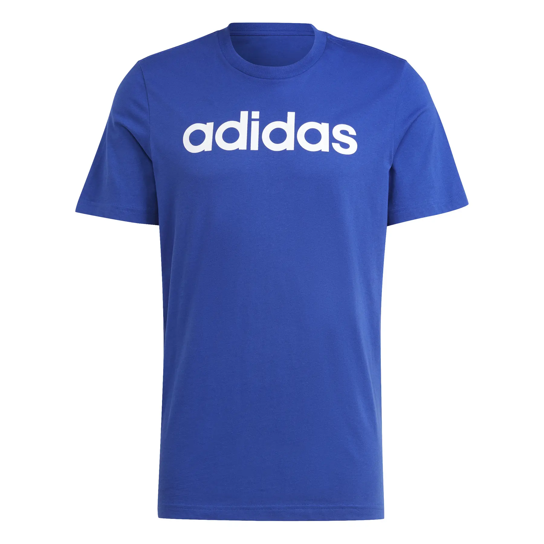T-Shirt mit gesticktem Logo Linear Single Jersey adidas Essentials