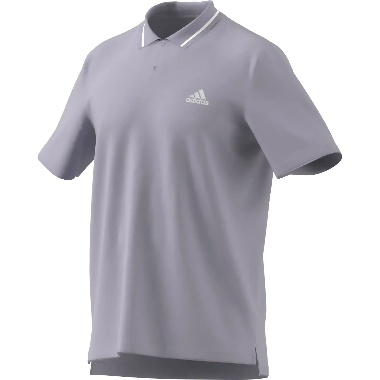 Adidas Homme Polo petit logo piqué Essentials, Violet, Taille M