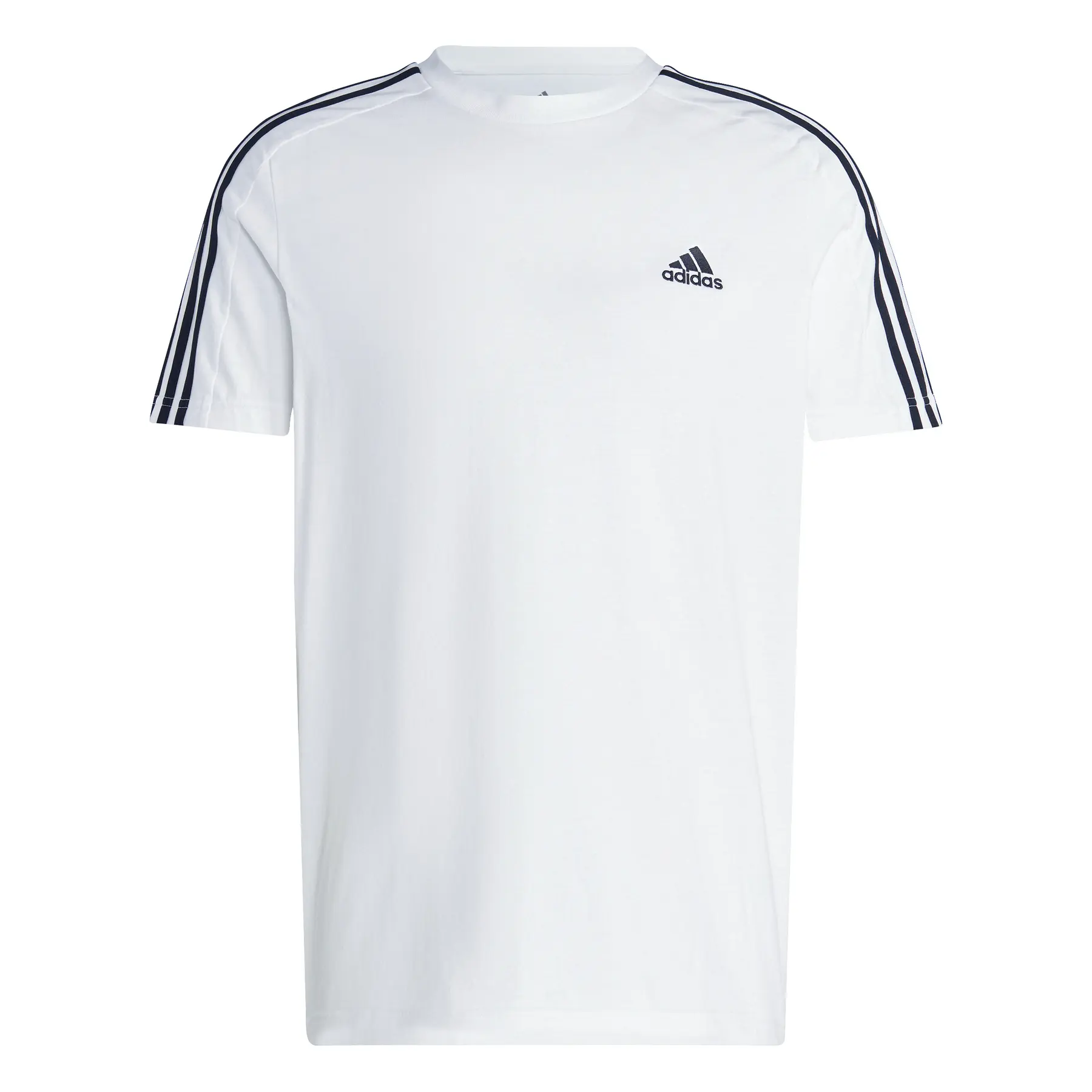 PladelklÄDer Herr Adidas 3-Stripes T-Shirt White-image