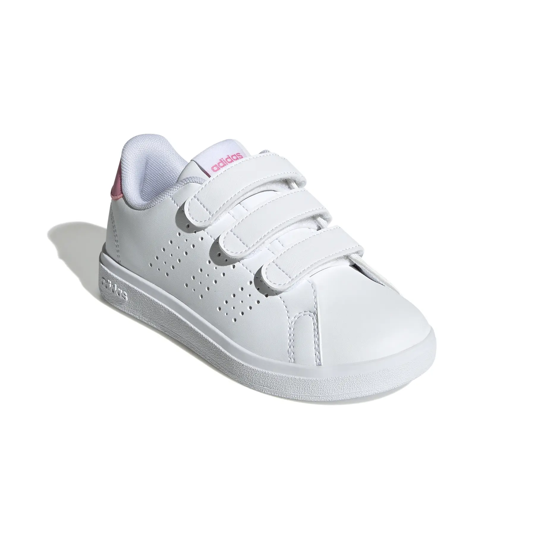 adidas gazelle silver green womens adidas Women's Advantage Sneaker - White - Low-top Sneakers