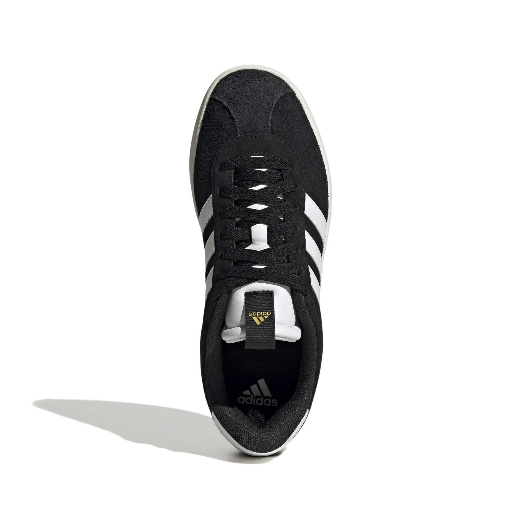 Adidas Womens VL Court 3 Sneaker Black White Gold Metallic Size 9.5 Casual Shoe adidas VL Court 3.0 Shoe - Women main image 4