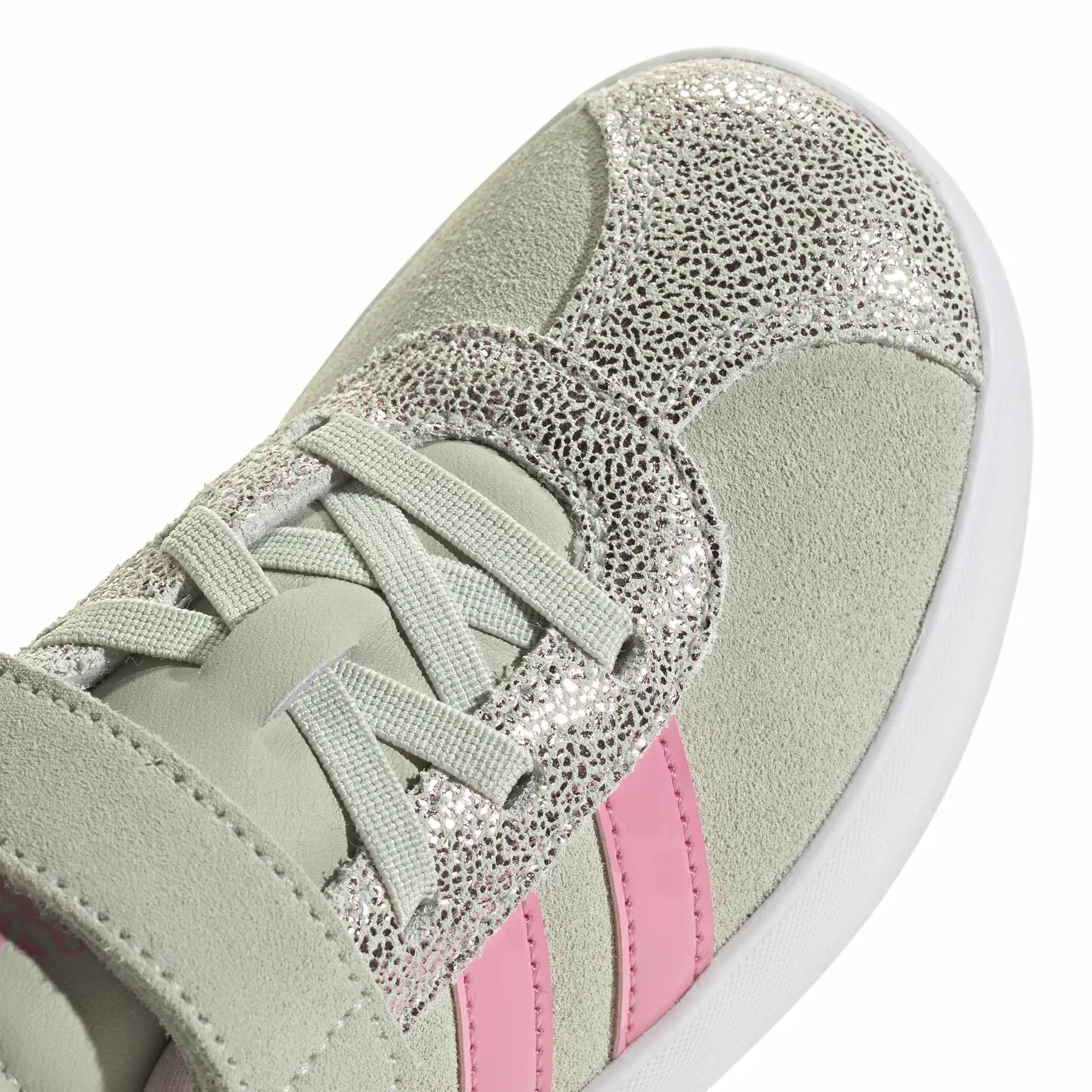 adidas gazelle silver green womens Kids' VL Court 3.0