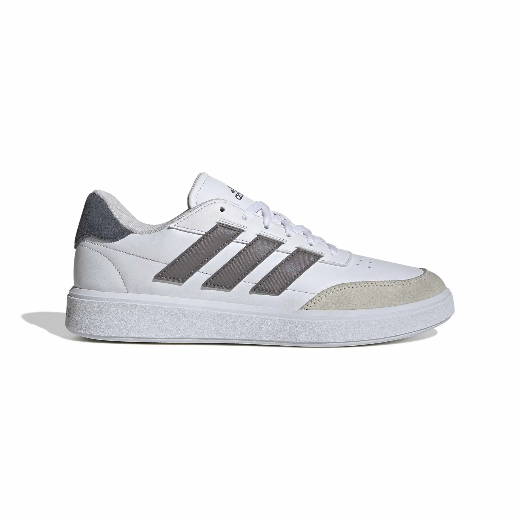 Adidas Homme Baskets Courtblock, Blanc, Taille 44 2/3