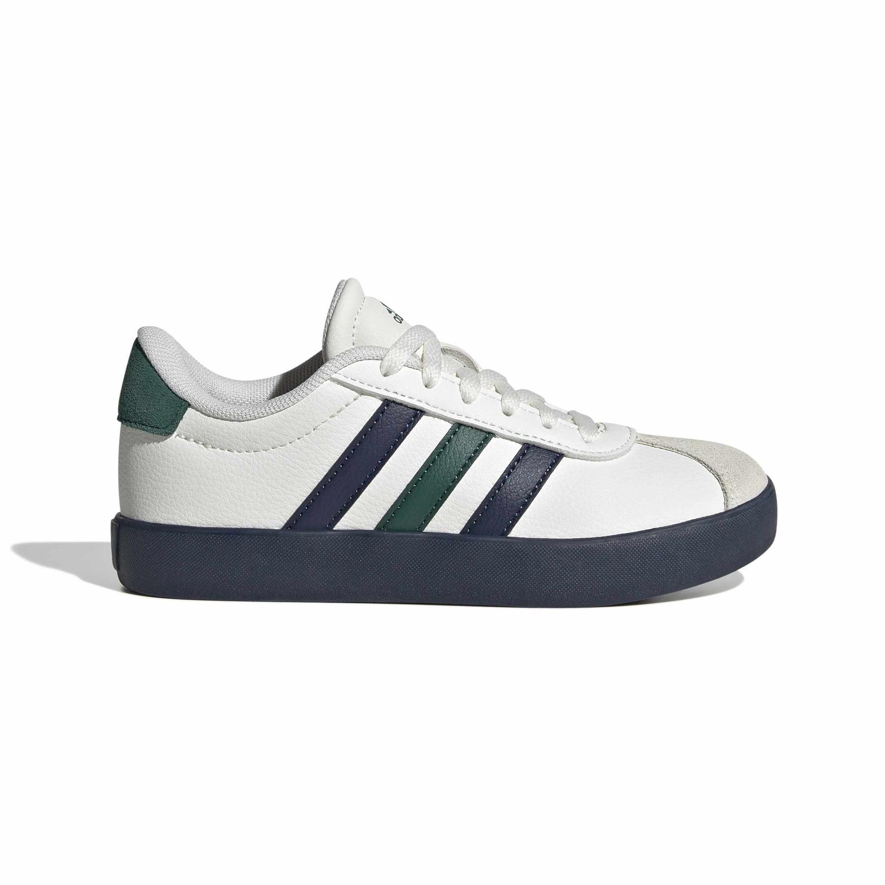 Scarpe in suede morbido per bambini adidas VL Court 3.0