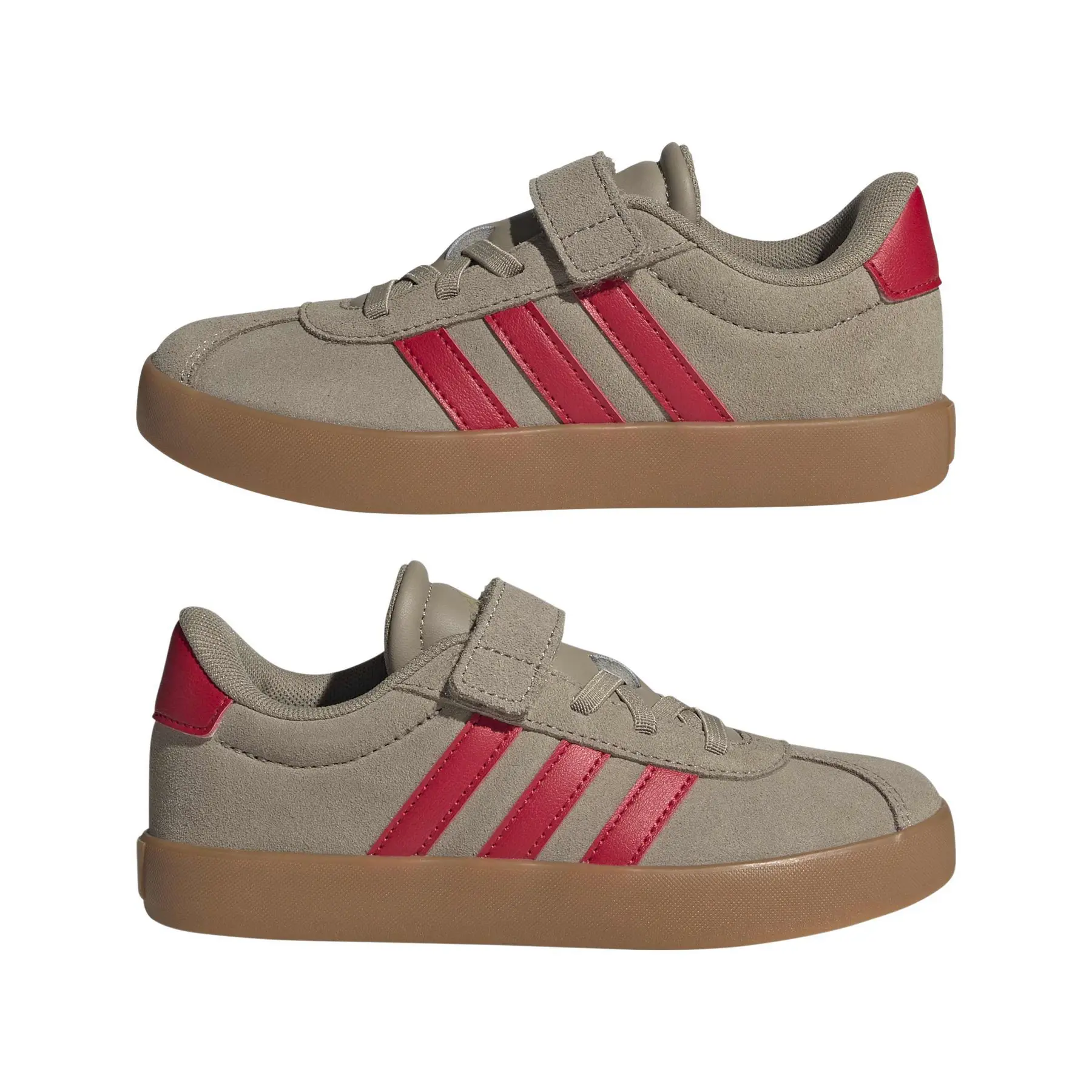 adidas VL Court 3.0 Trainers Beige US 2.5 Kids IH3961/34