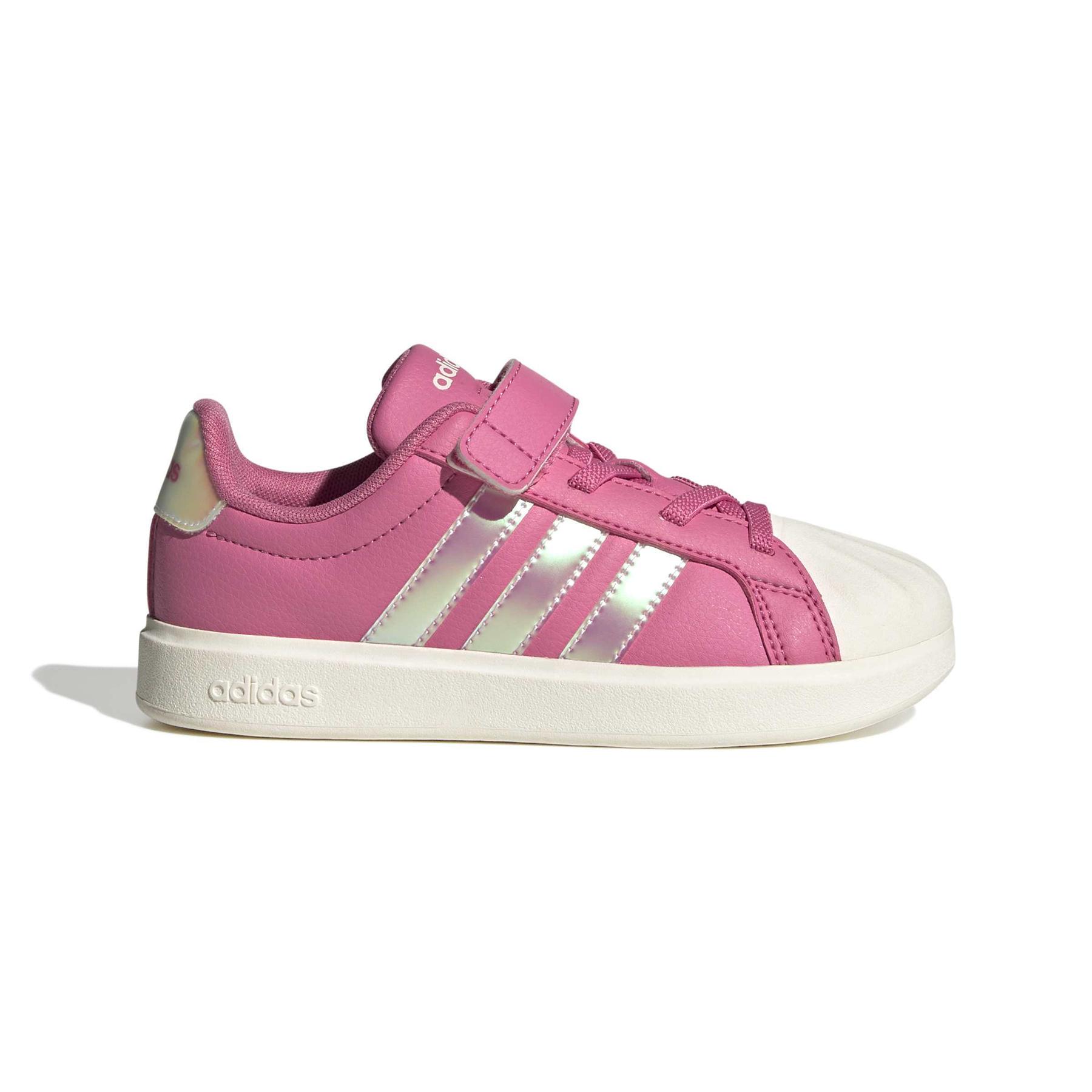 Scarpe da ginnastica con lacci e velcro per bambini adidas Streettalk