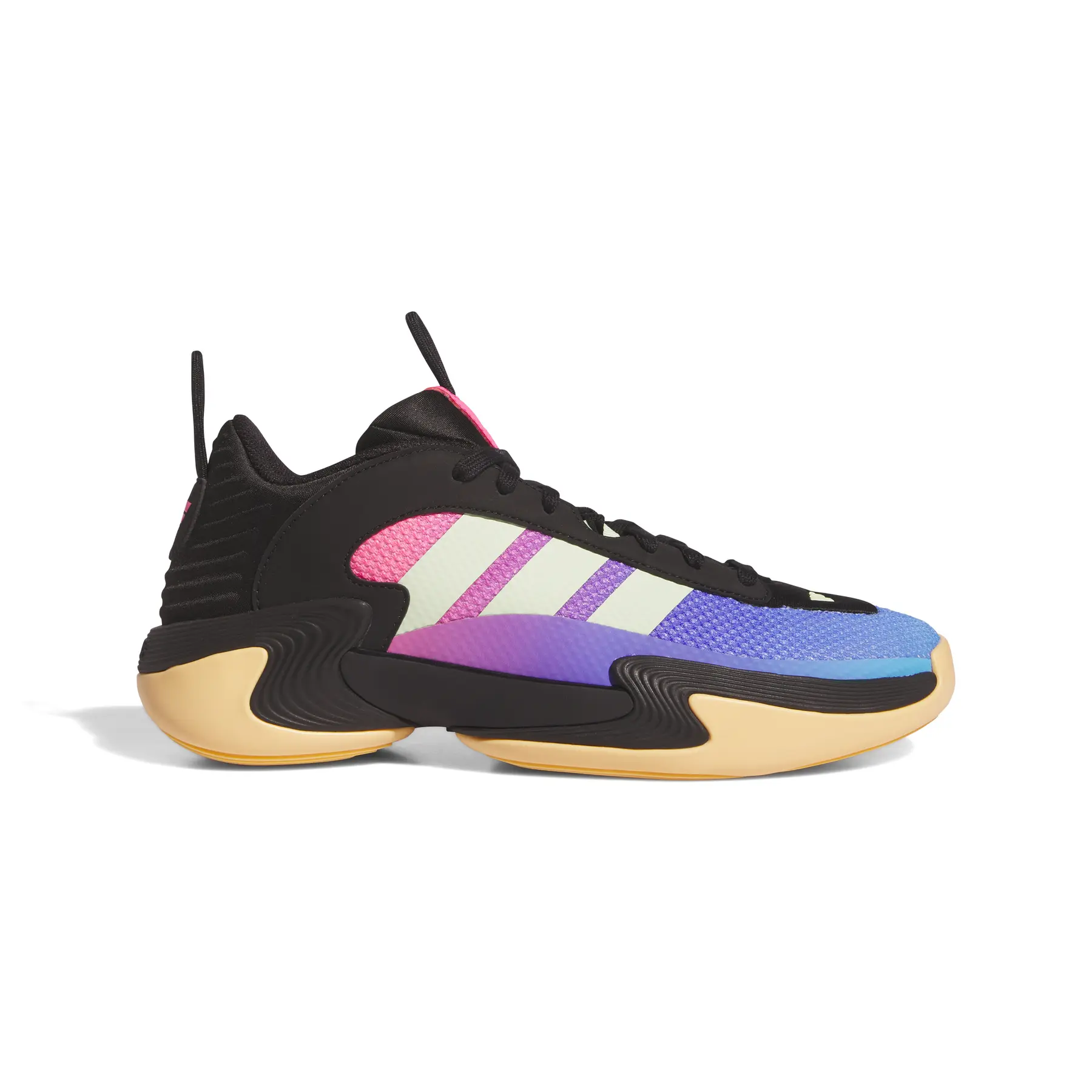 Adidas Femme Chaussures de basketball Exhibit Mid, Noir, Taille 39 1/3