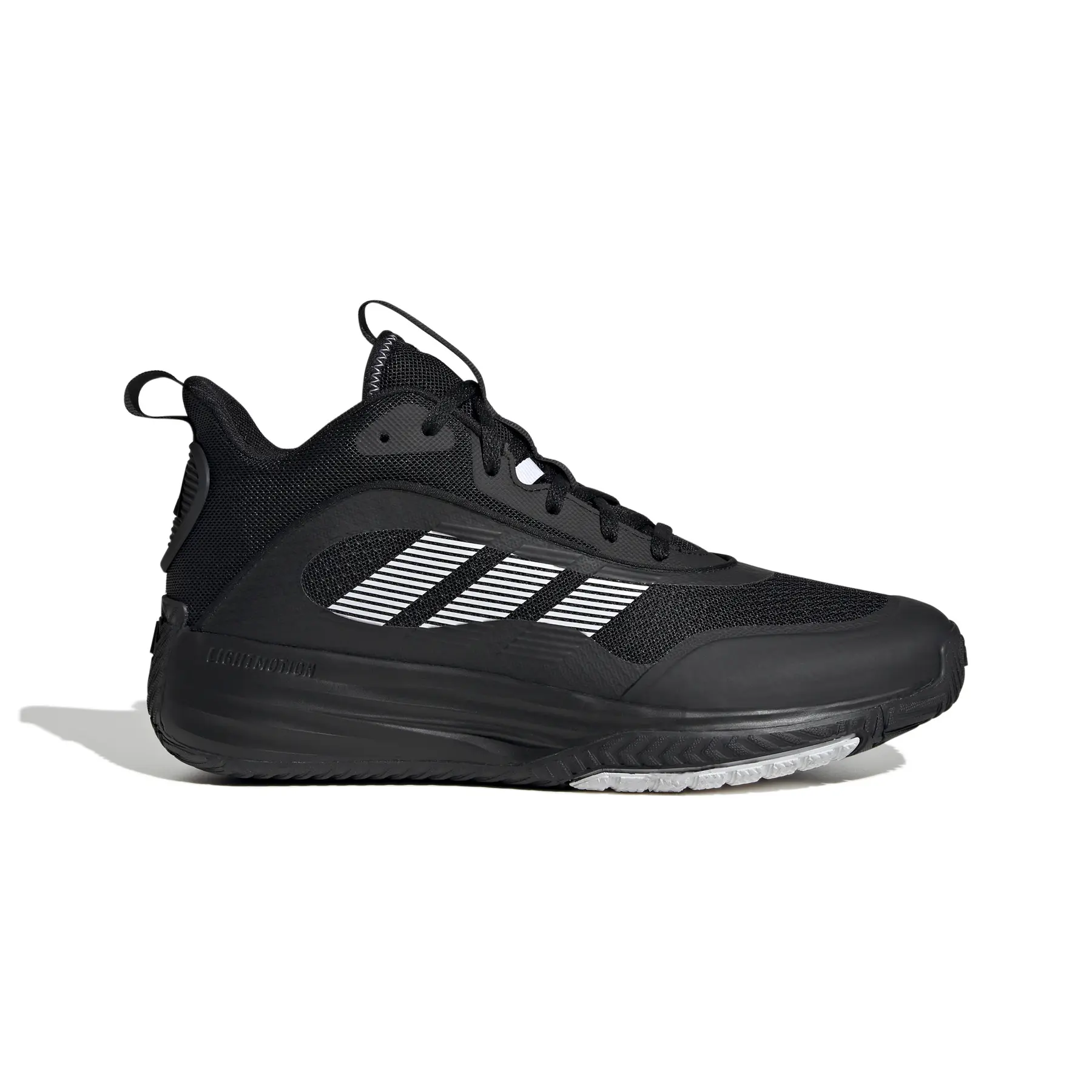 Adidas Own The Game 3 Shoes, Scarpe Da Basket Uomo, Core Black/Cloud White/Cloud White, 41 1/3 Eu