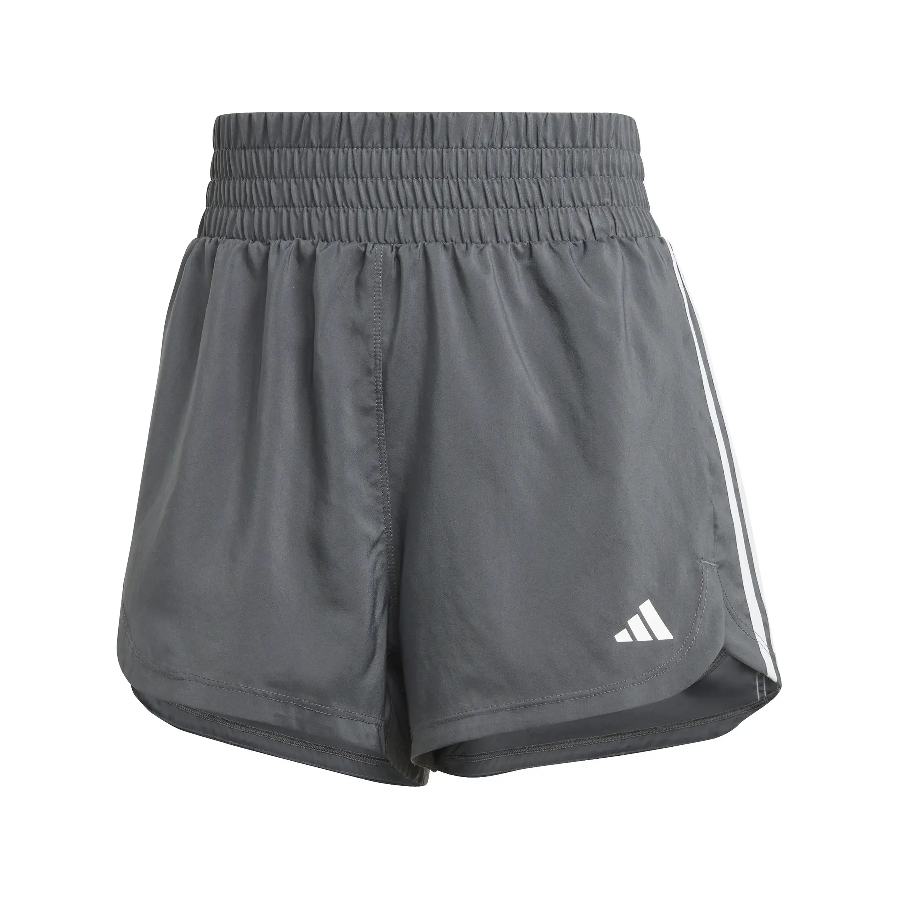 Trainingsshorts mit hoher Taille, Damen adidas Pacer Pacer 3 Stripes Woven