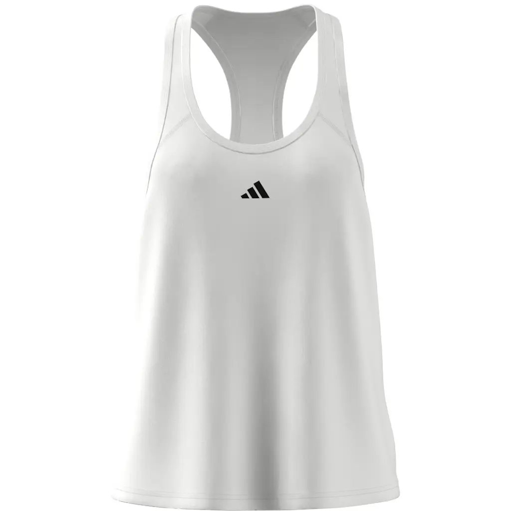Adidas Women's Blanc Tank Top Essentials Minimal Branding Racerback