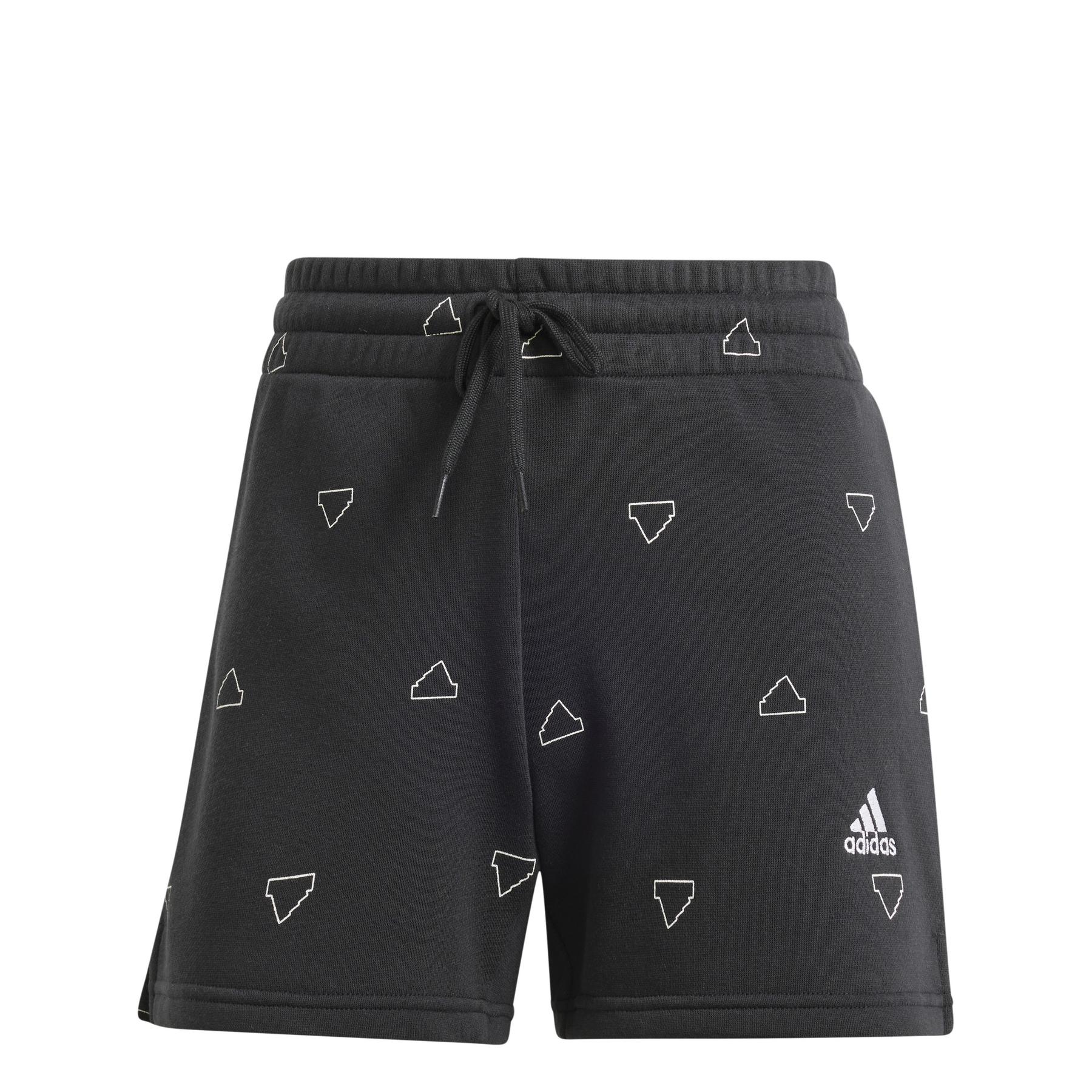 4066766891258 - Shorts für Damen adidas Essentials Monogram Graphic Fleece