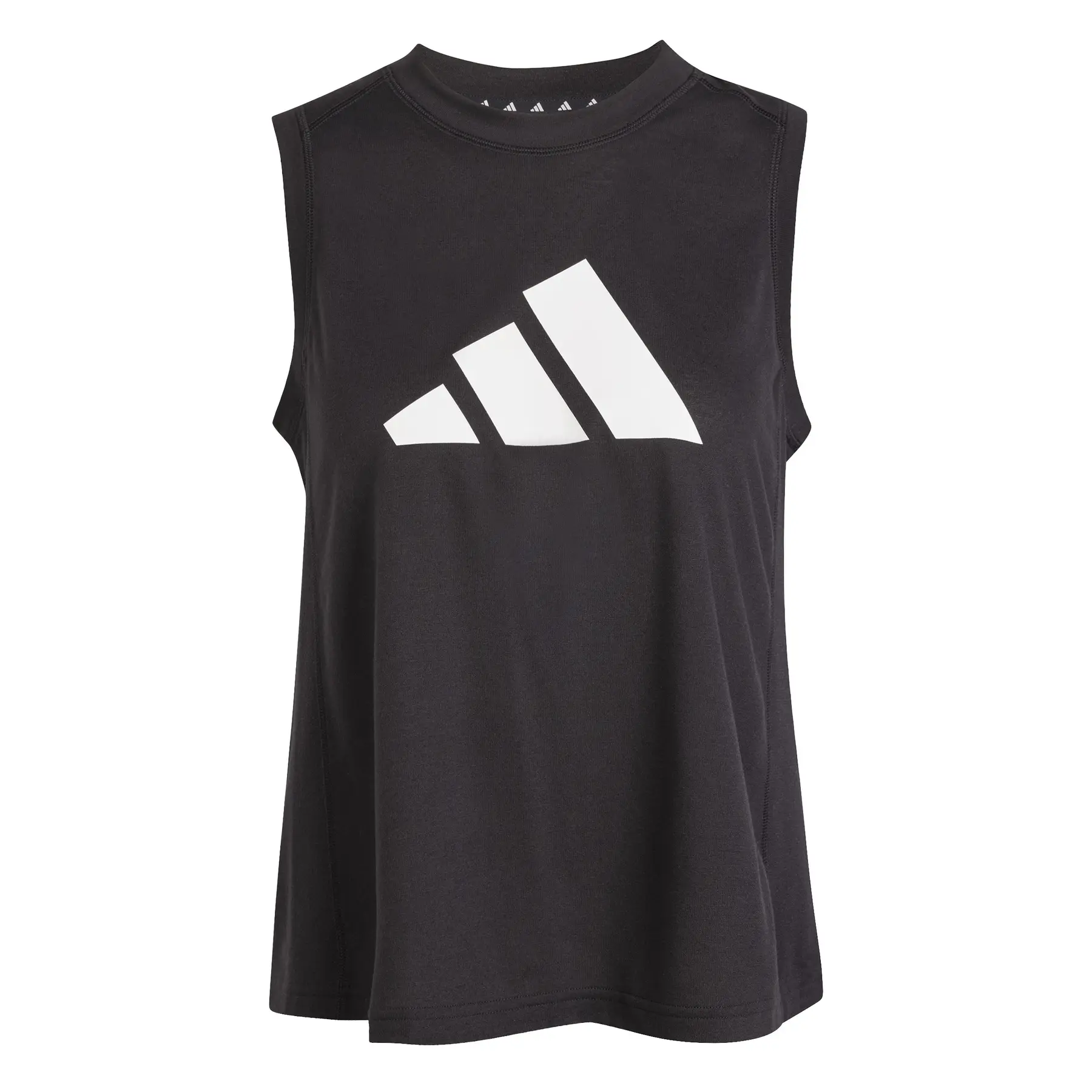 Adidas Women's Noir Tank Top Train Essentials Big Performance Logo