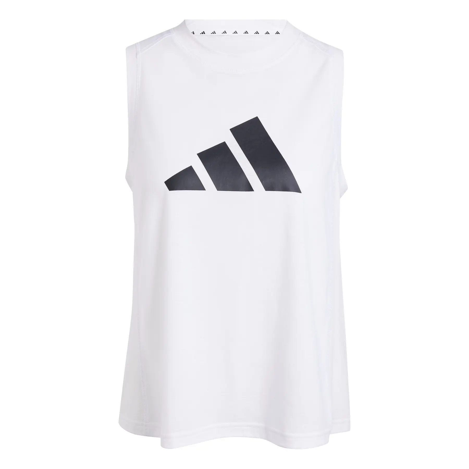 Adidas Women's Blanc Tank Top Essentials Big Performance Logo