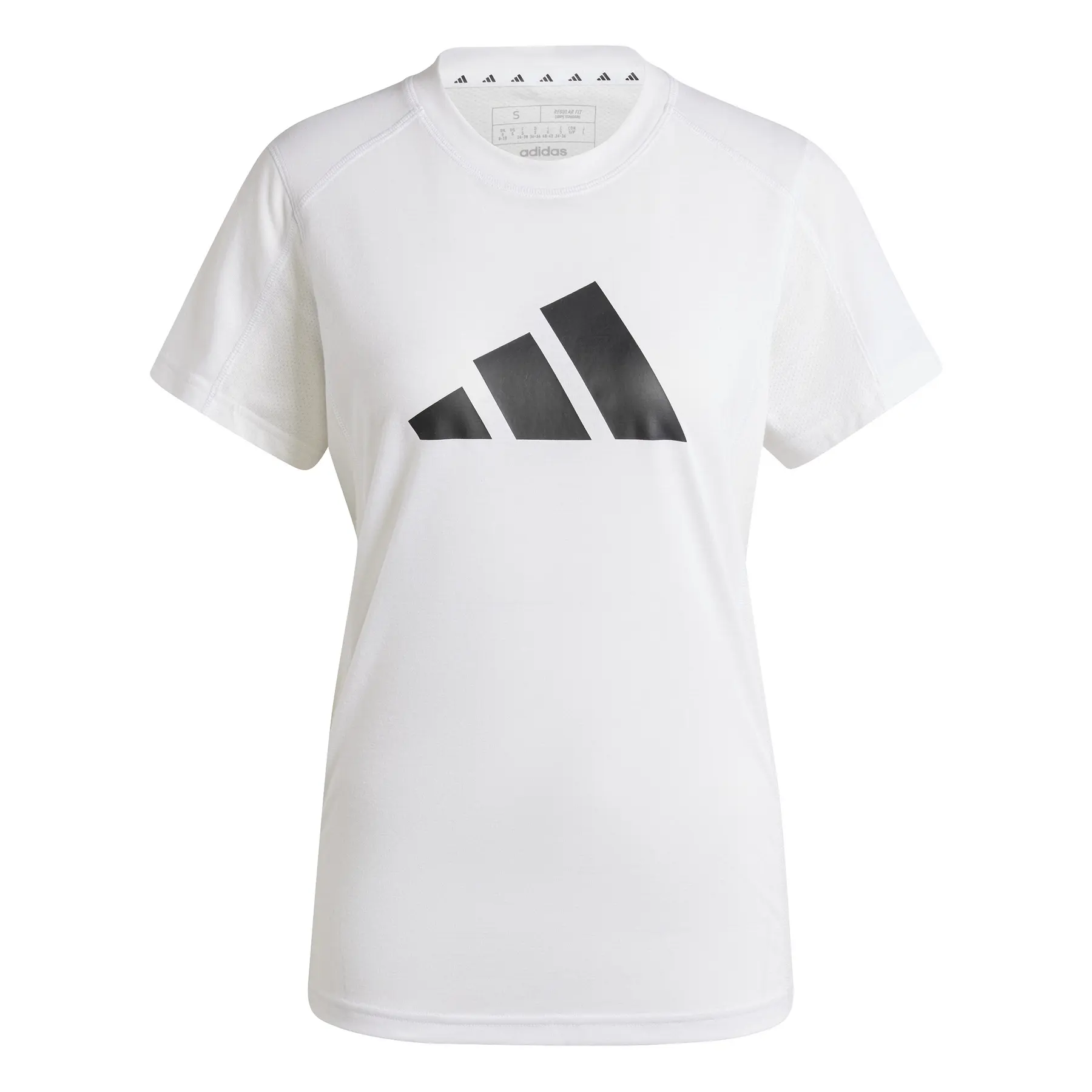 Adidas Women's Blanc Swimsuit Train Essentials Big Performance Logo
