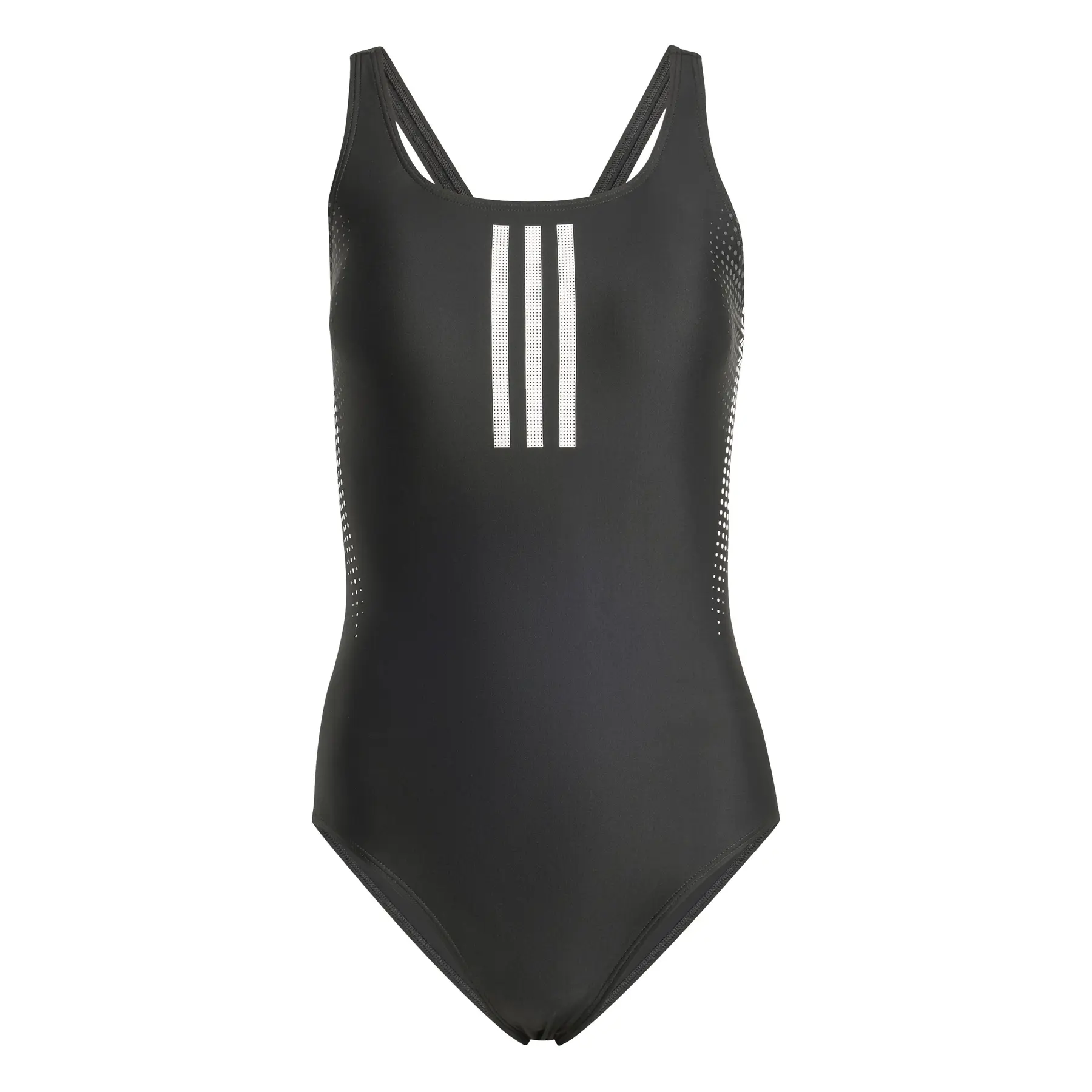 Badeanzug, einteilig, mit V-Ausschnitt, Damen adidas 3-Stripes Graphic