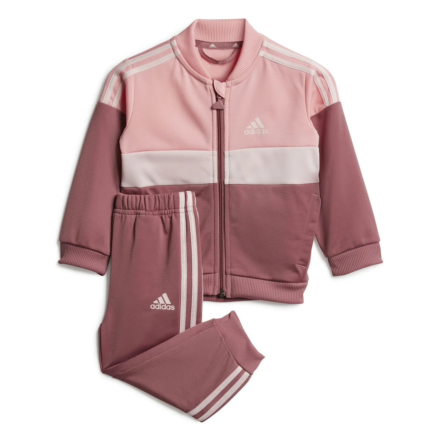 4067896695914 - Glitzernder Baby-Trainingsanzug adidas Tiberio 3-Stripes Colorblock