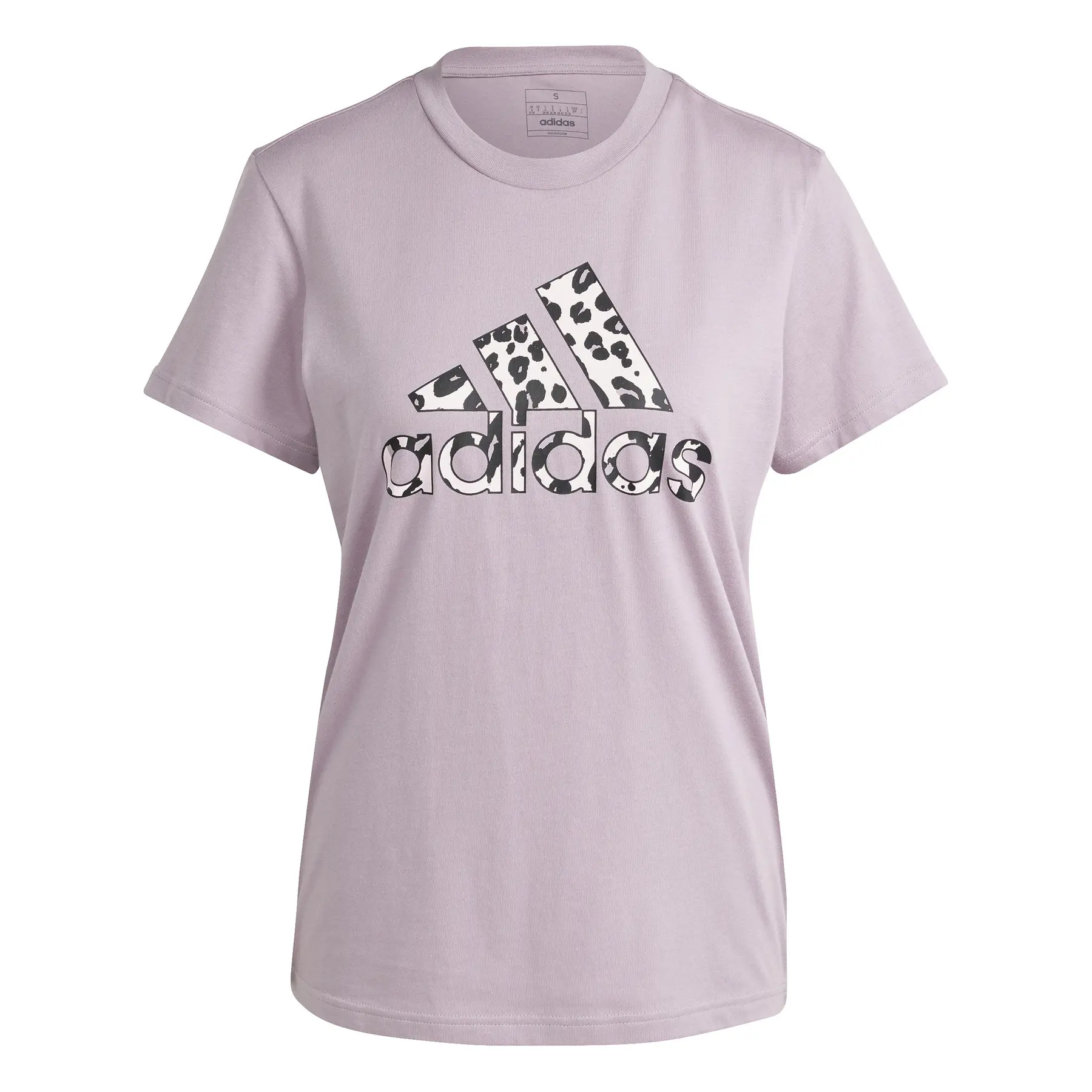 4066766058736 - T-Shirt Frau adidas Animal Print Graphic