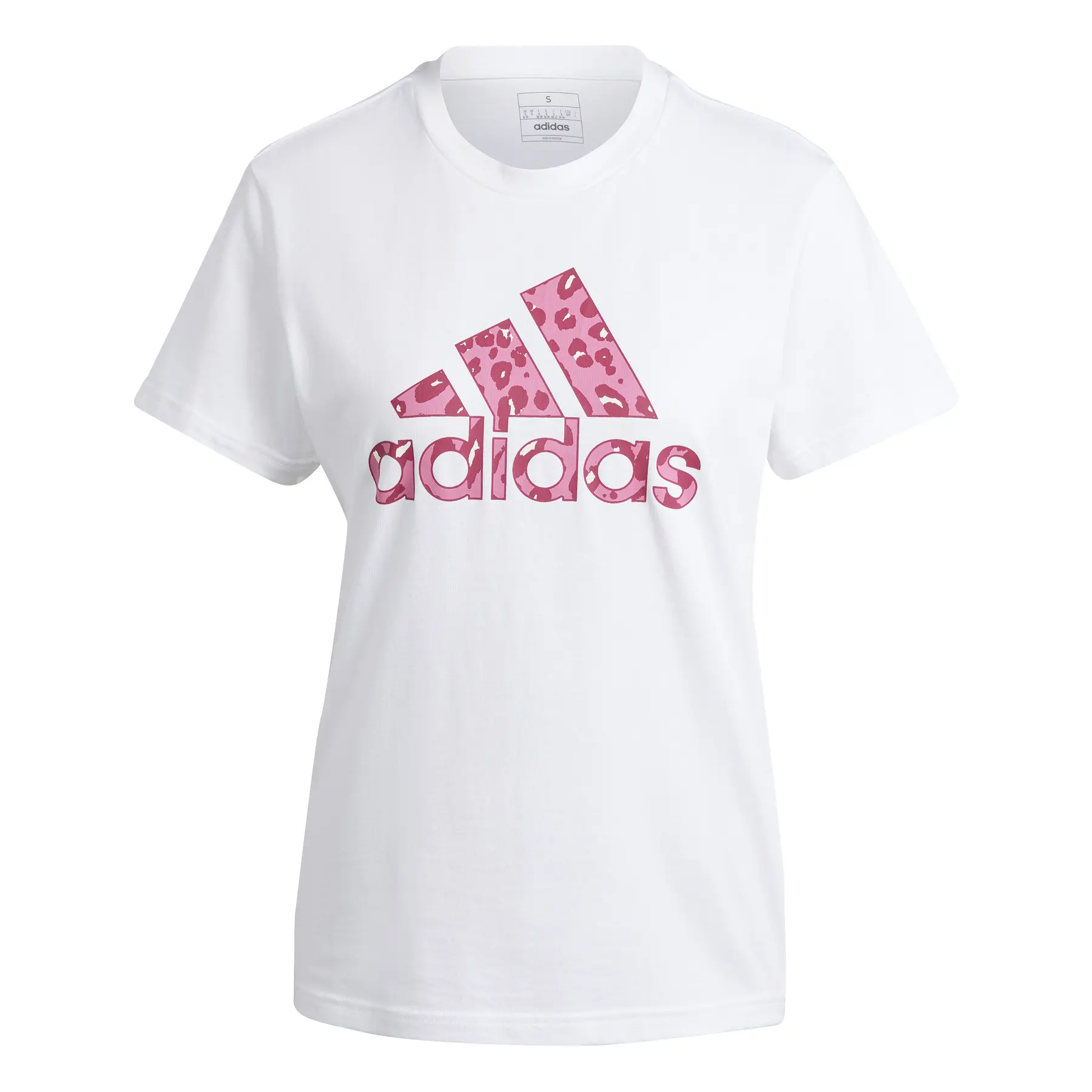 4066766062474 - T-Shirt Frau adidas Animal Print Graphic
