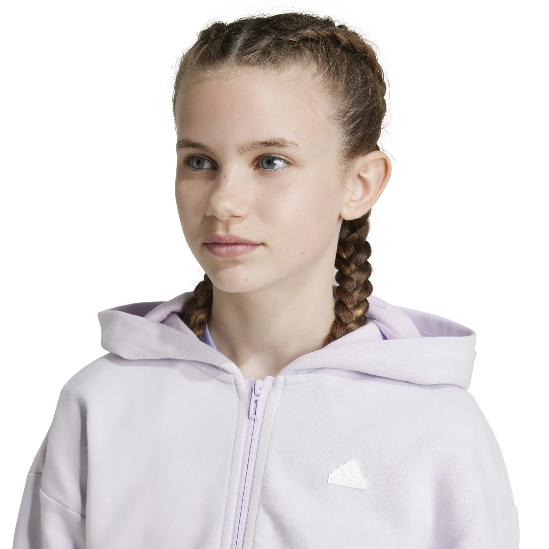 Girls' cotton zip-up hoodie adidas Future Icons 3-Stripes | Foot-Store
