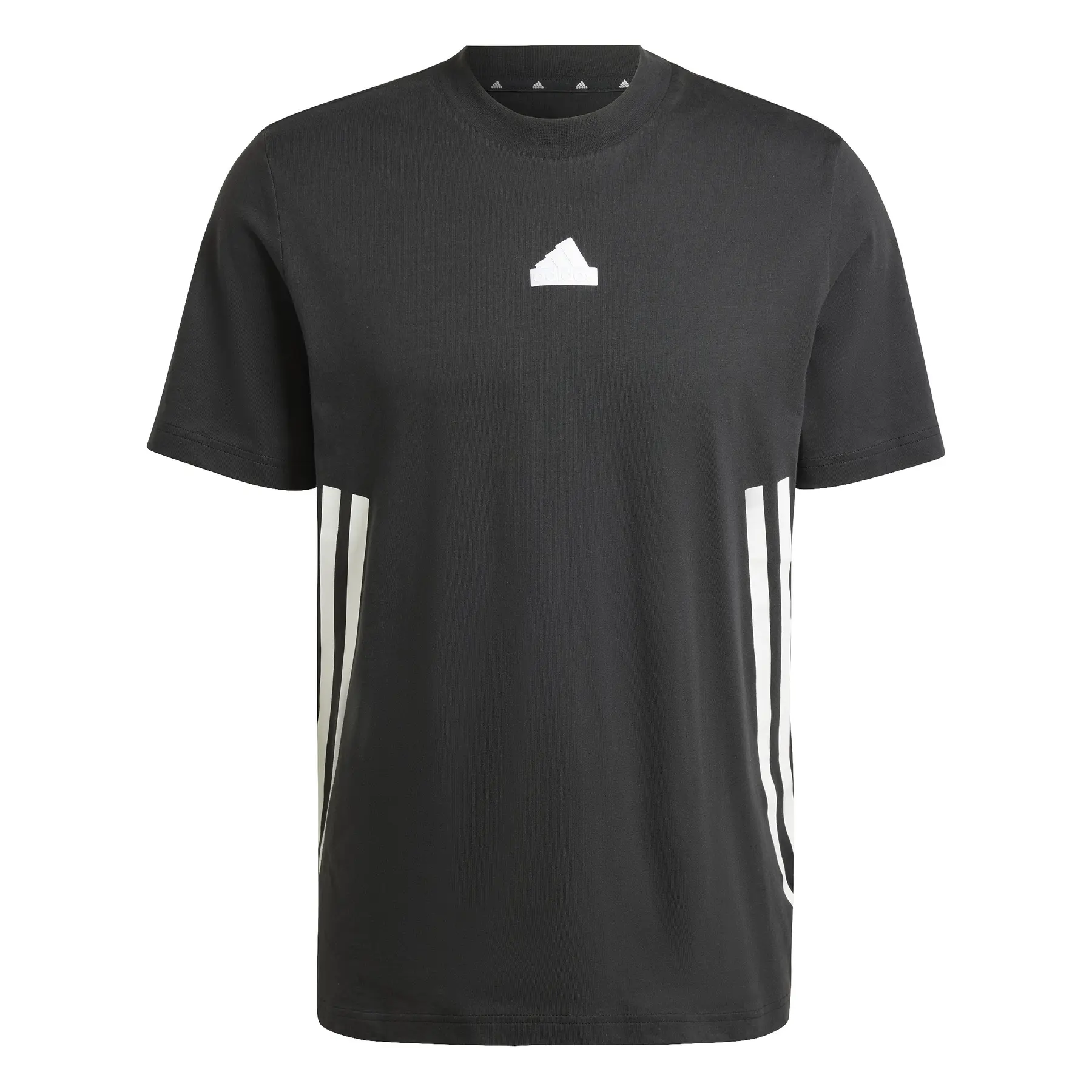 4067889536736 - adidas T-Shirt Future Icons Baumwolle 3-Streifen für Herren schwarz M