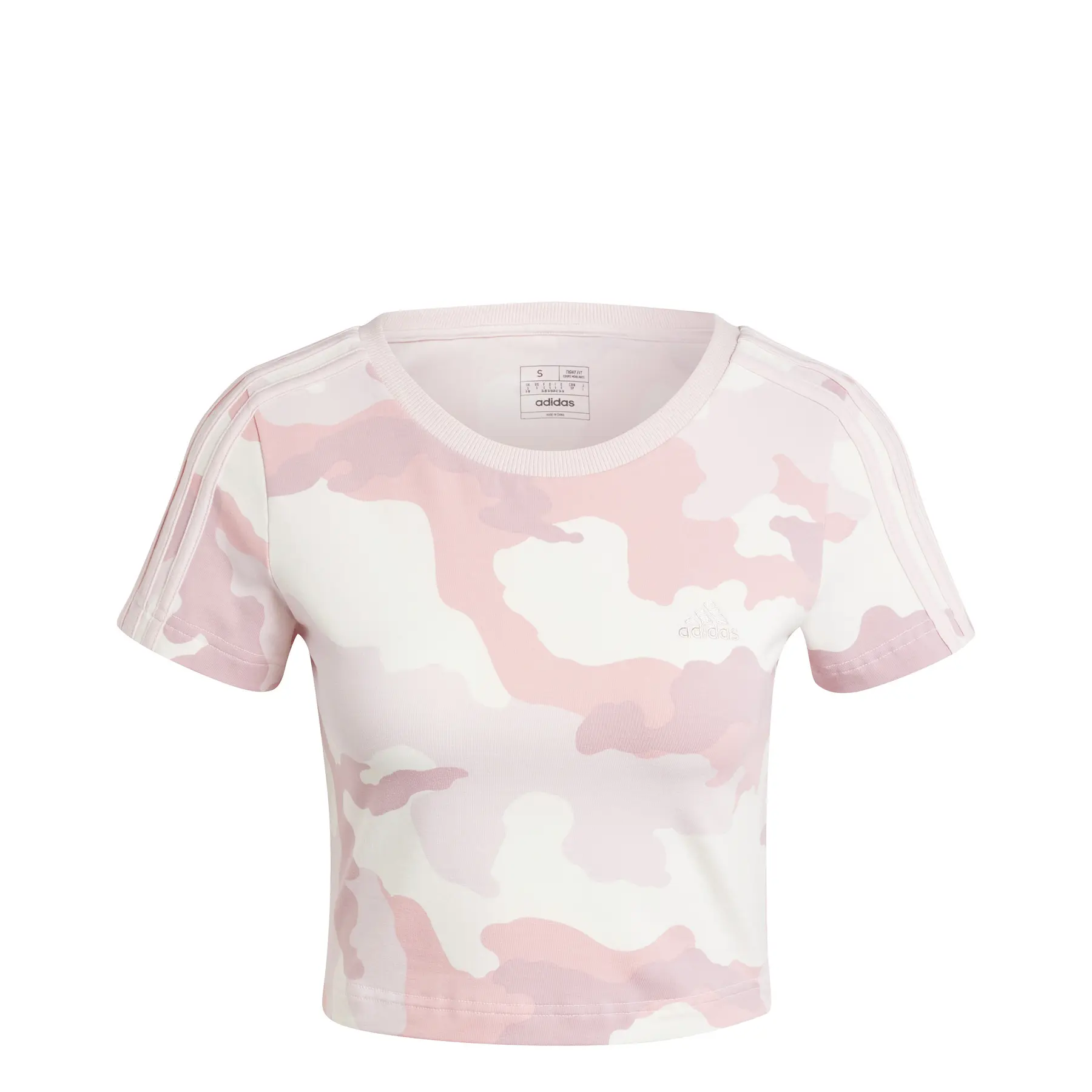 4067894528597 - Cropp T-Shirt Frau adidas Essentials 3-Stripes Camo Print