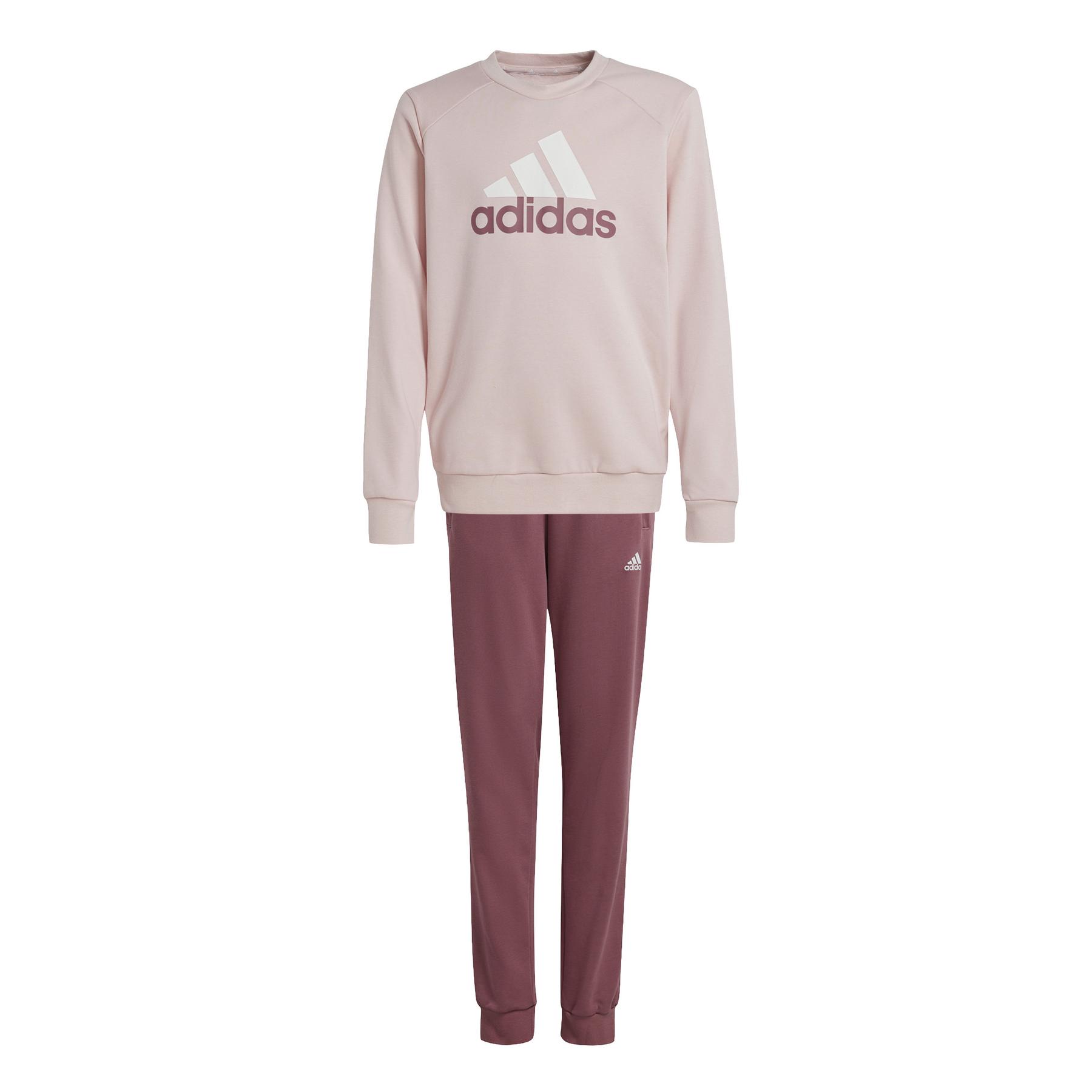 Tuta da ginnastica con grande logo per bambini adidas Essentials French Terry