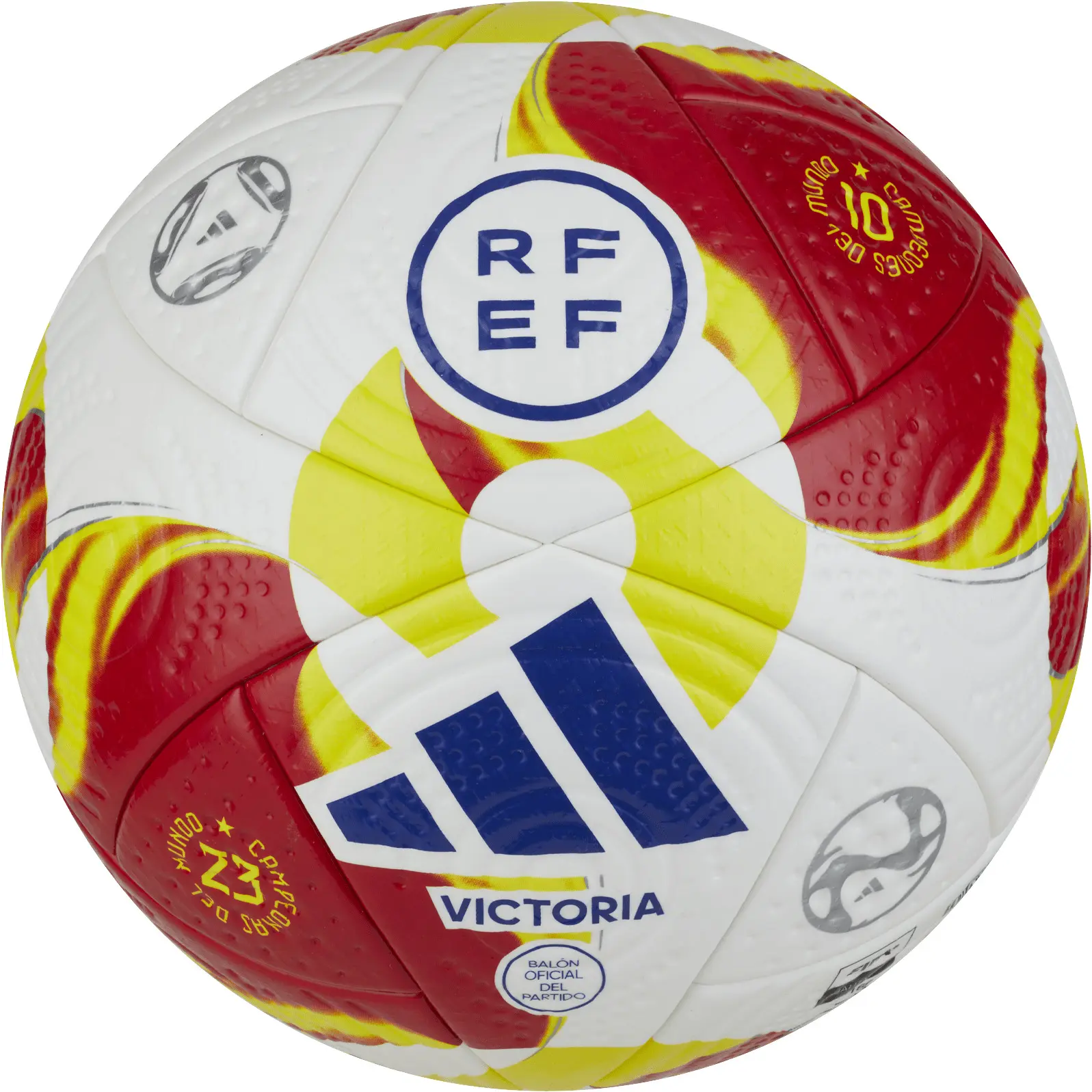 Ballon De Football Espagne Taille 5 Avec Drapeau - Ballon Jaune/Rouge Pour Entraînement Et Match