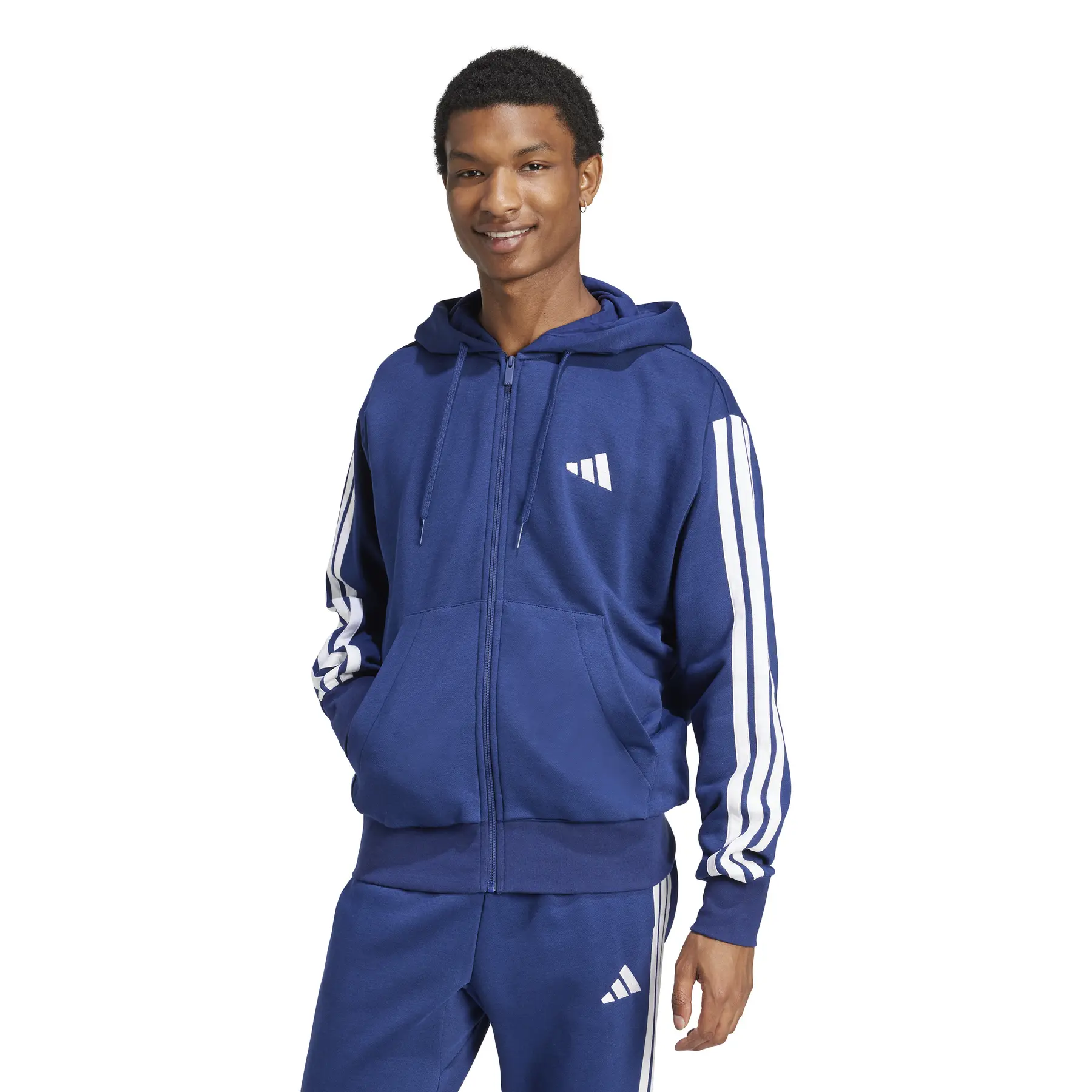 Hooded sweatshirt adidas Essentials 3-Stripes Fleece | Foot-Store
