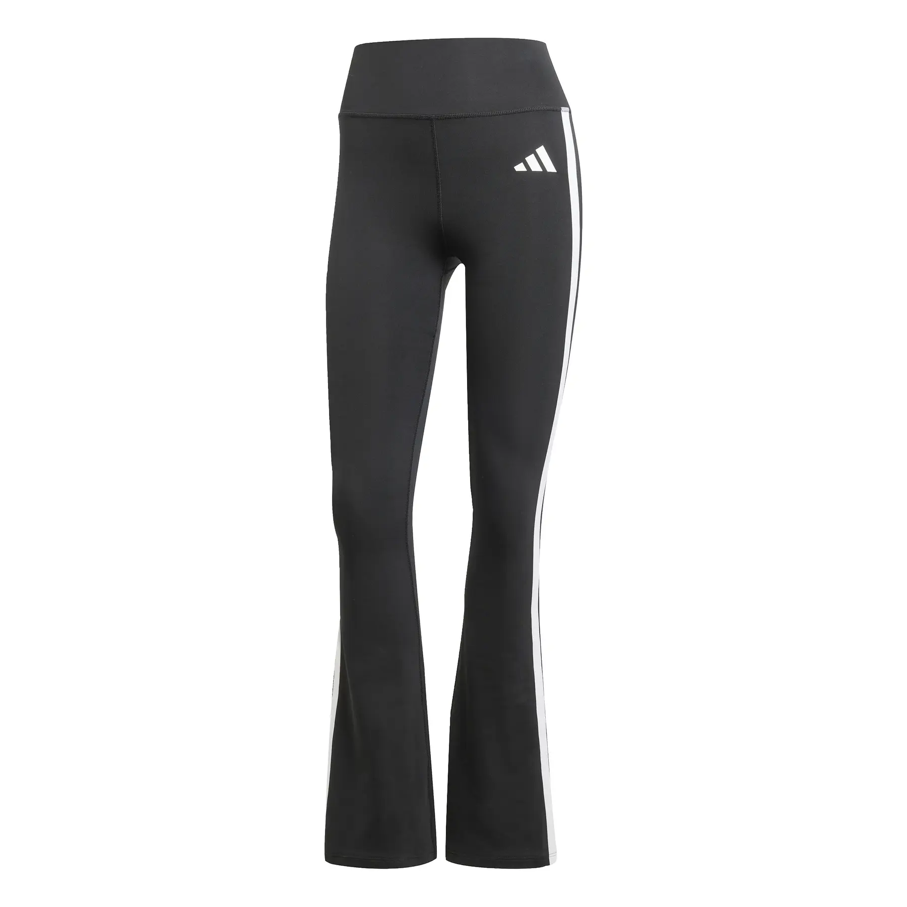 Adidas Women's Noir Flare Leggings Optime Essentials 3-Stripes