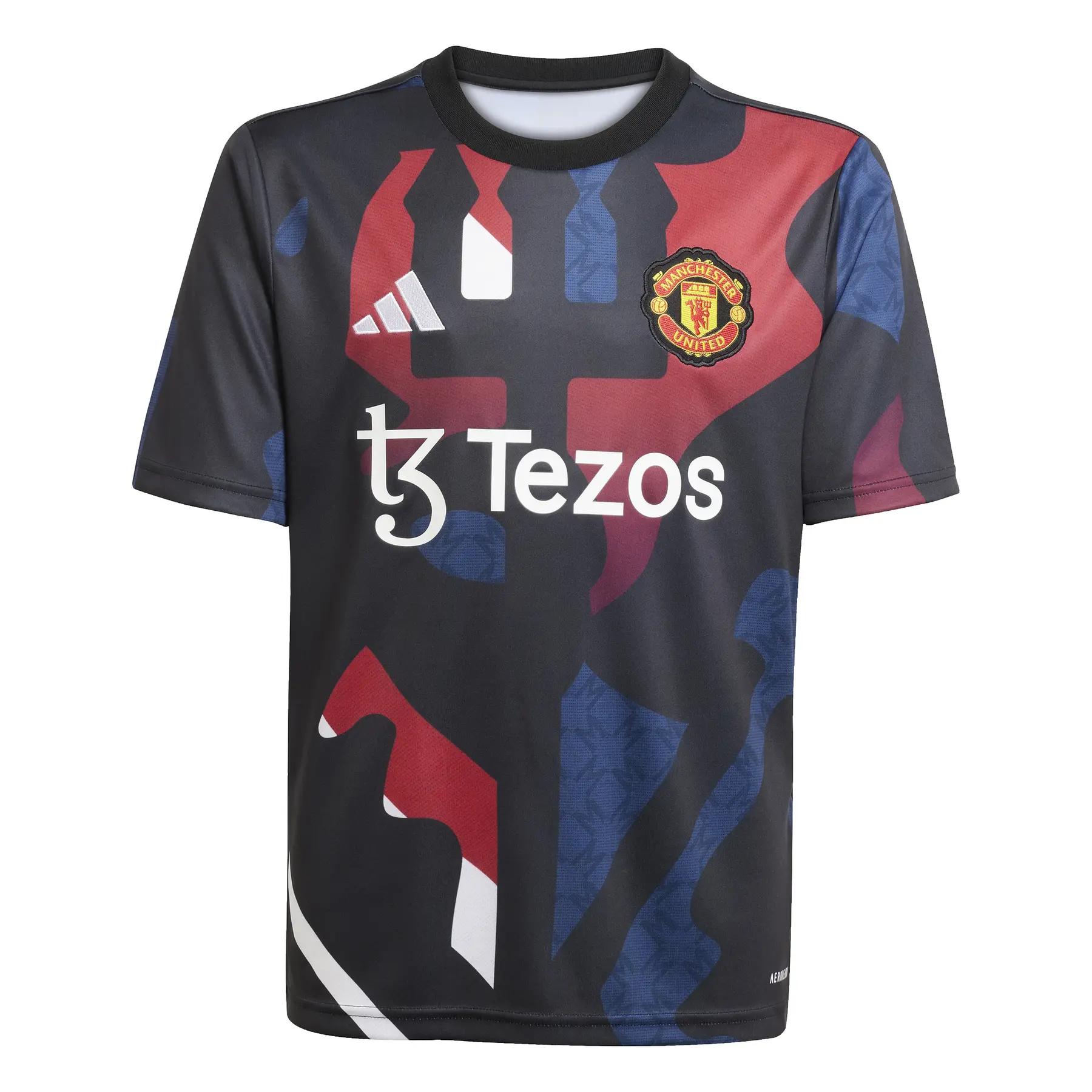 Prematch-Trikot Kinder Manchester United 2024/25 - Noir - male - Size: 15/16 ans
