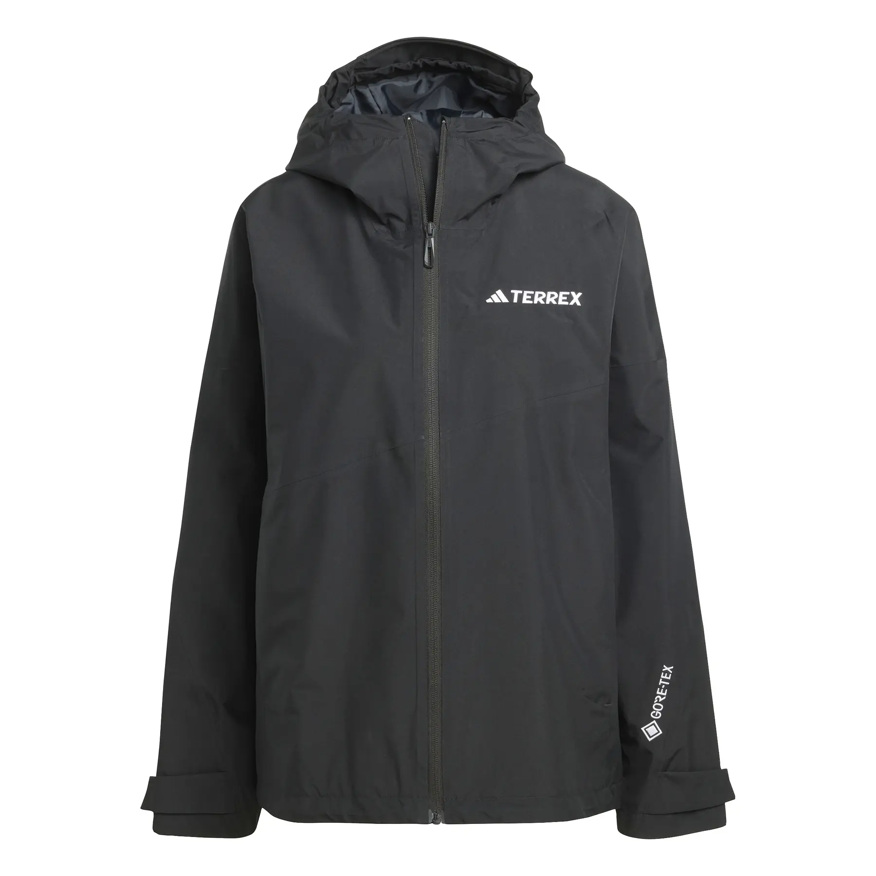 Adidas Women's Noir Hooded Hiking Jacket Terrex Xperior 2 Layer Gore-Tex Performance
