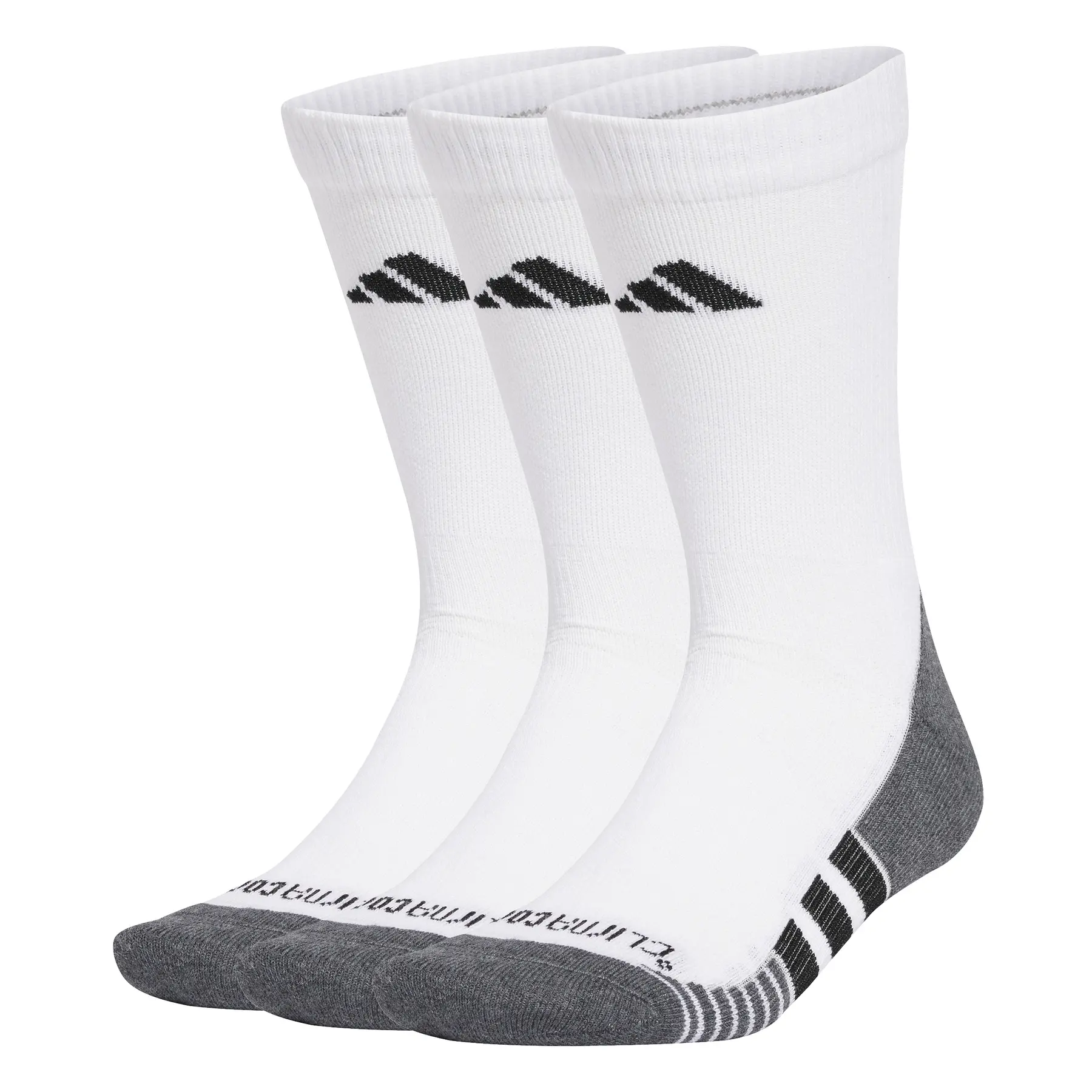 Adidas Unisex Kids Blanc Children's Mid-Calf Socks Performance Climacool (X3)