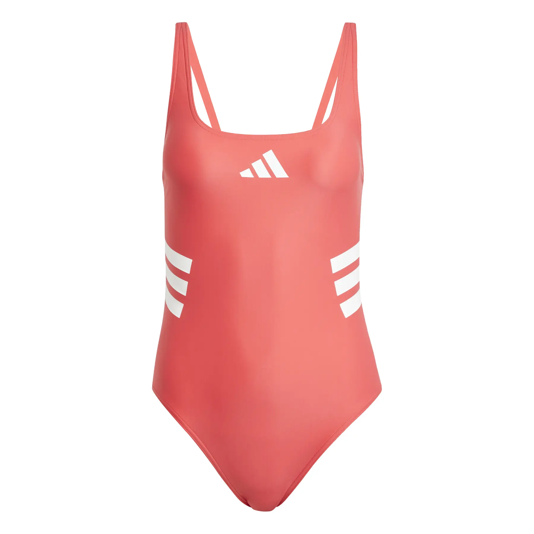 Einteiliger Badeanzug mit U-Rücken für Damen adidas 3-Stripes