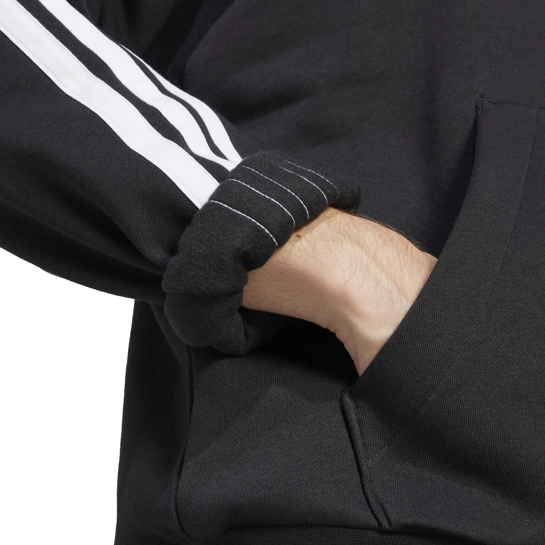 Hooded sweatshirt adidas Essentials 3-Stripes Fleece | Foot-Store
