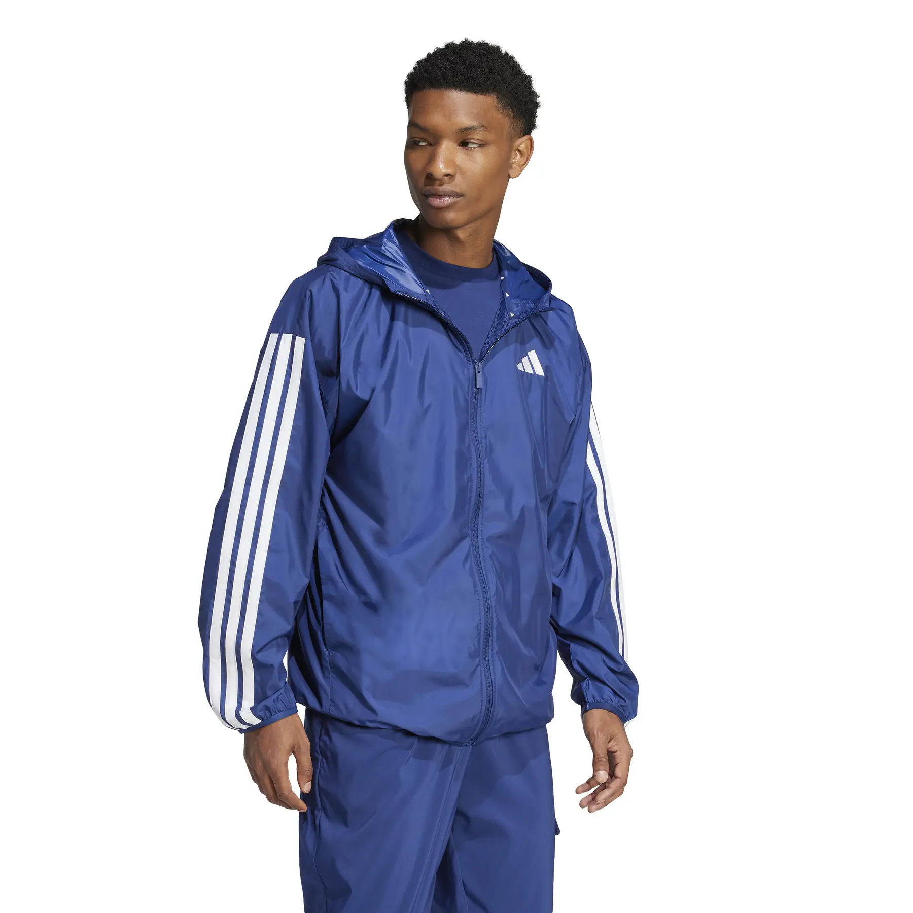 Hooded waterproof jacket adidas Essentials 3-Stripes | Foot-Store