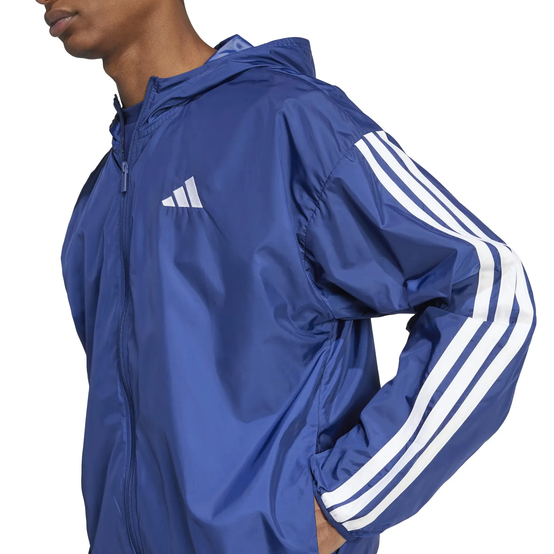 Hooded waterproof jacket adidas Essentials 3-Stripes | Foot-Store