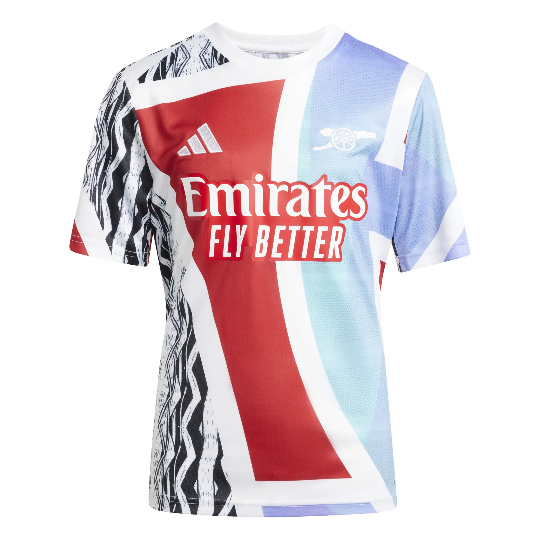 Prematch-Trikot Kinder Arsenal 2024/25 - Rouge - male - Size: 7/8 ans
