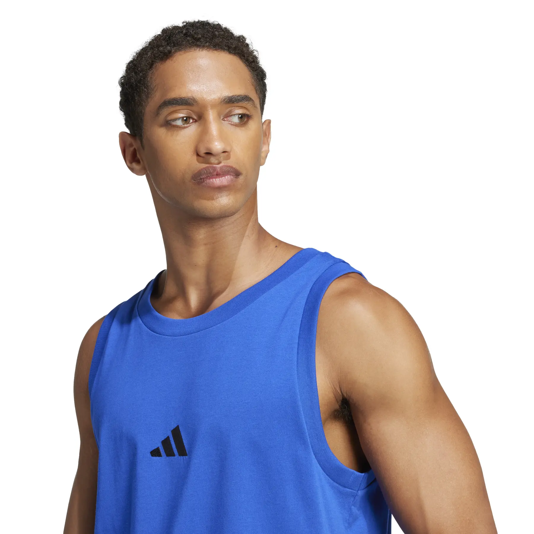 Basic jersey tank top adidas Essentials Small Logo | Foot-Store