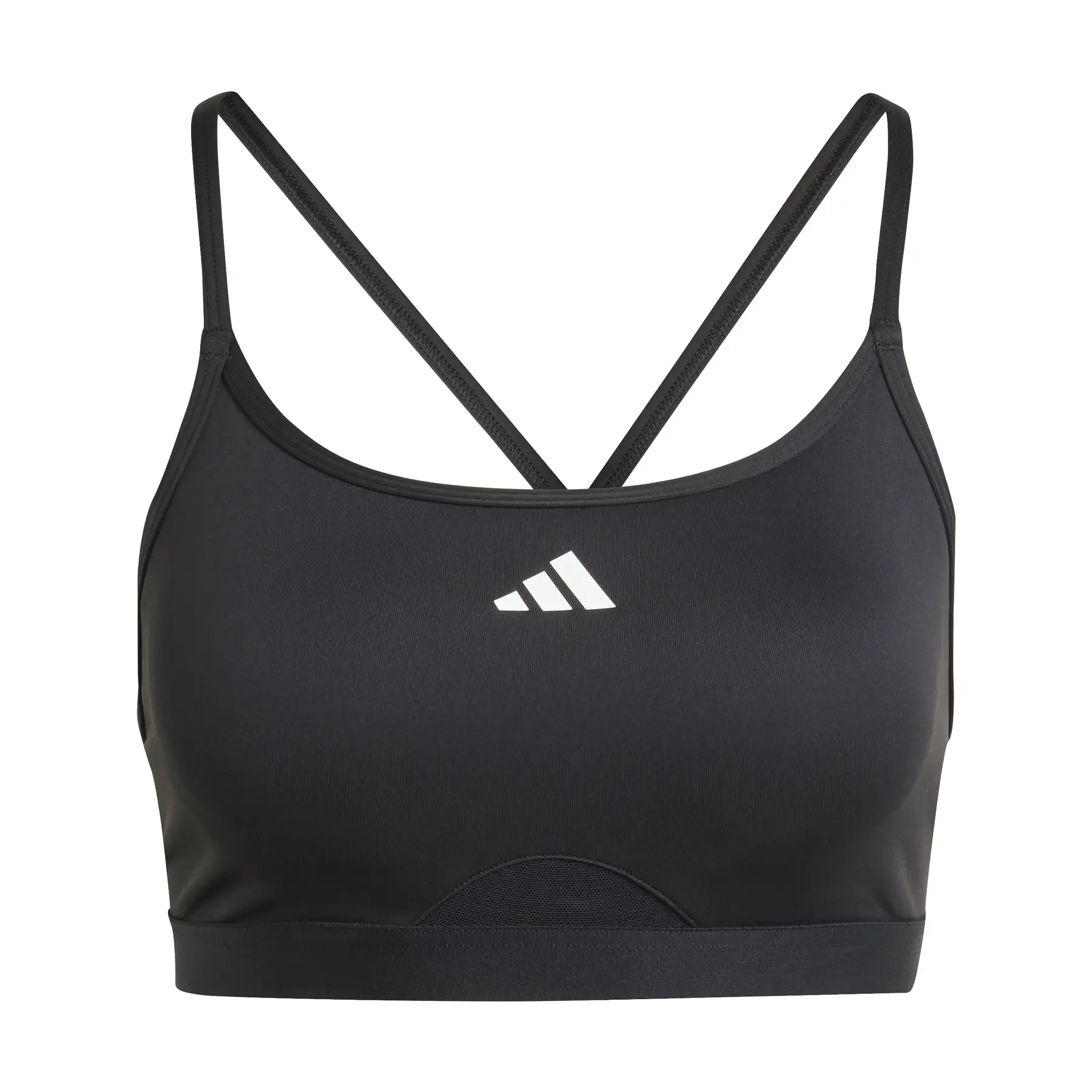 Damen-Sport-BH adidas AeroReact 3-Stripes